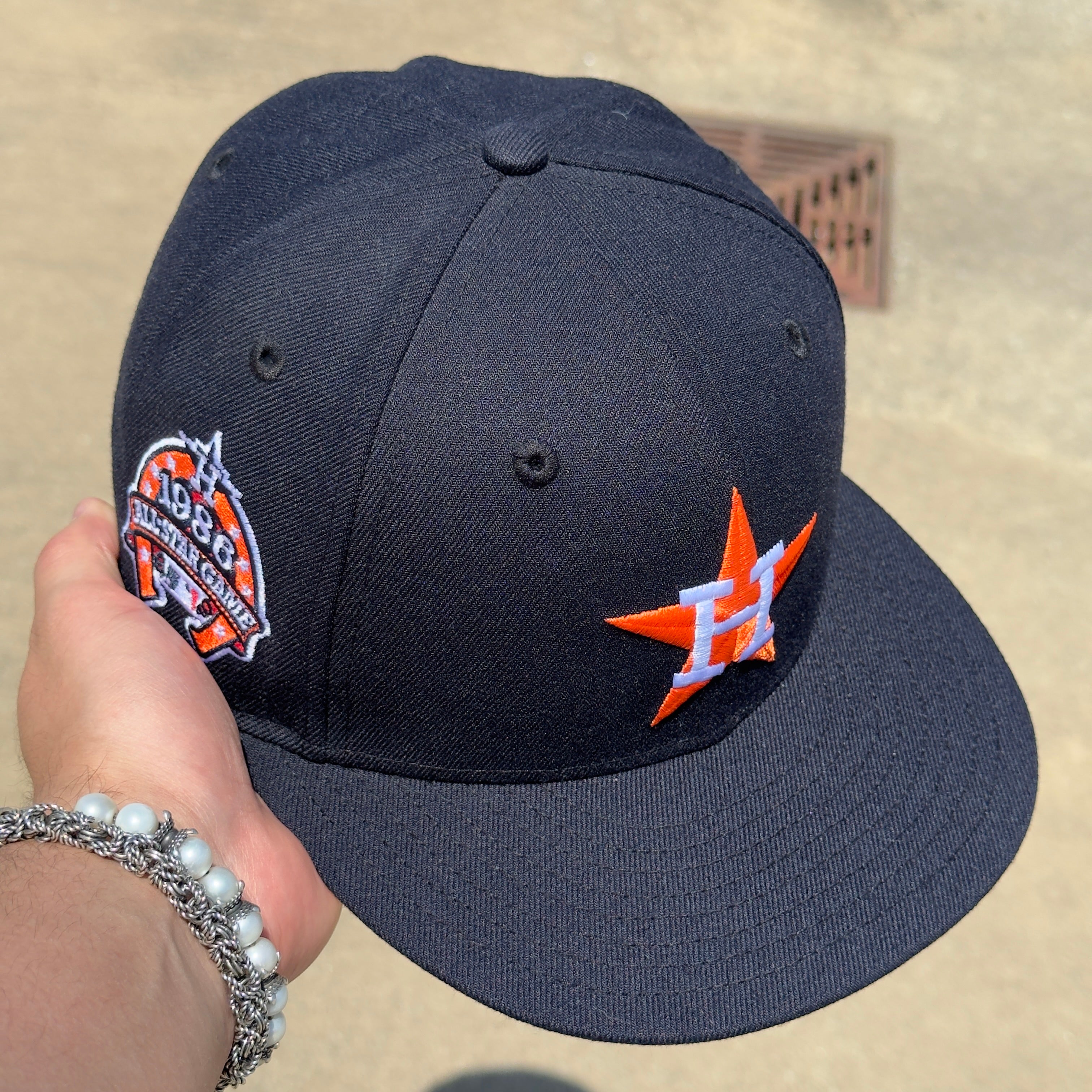 3/8 NEW Black Houston Astros All Star Game Hatclub 59fifty New Era Fitted Hat Cap