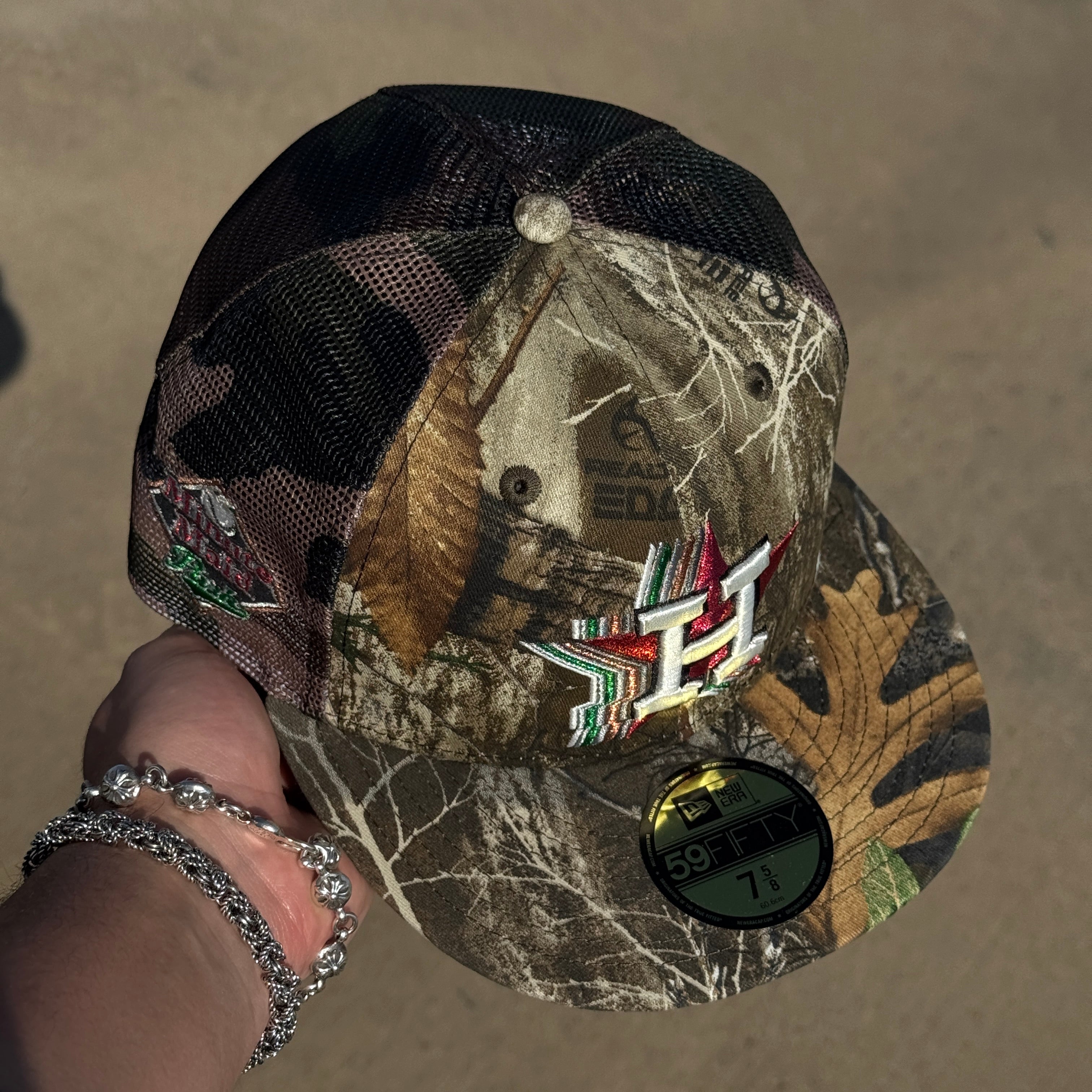 NWT 5/8 Camo Realtree Houston Astros Minute Maid 59fifty New Era Fitted Hat Cap