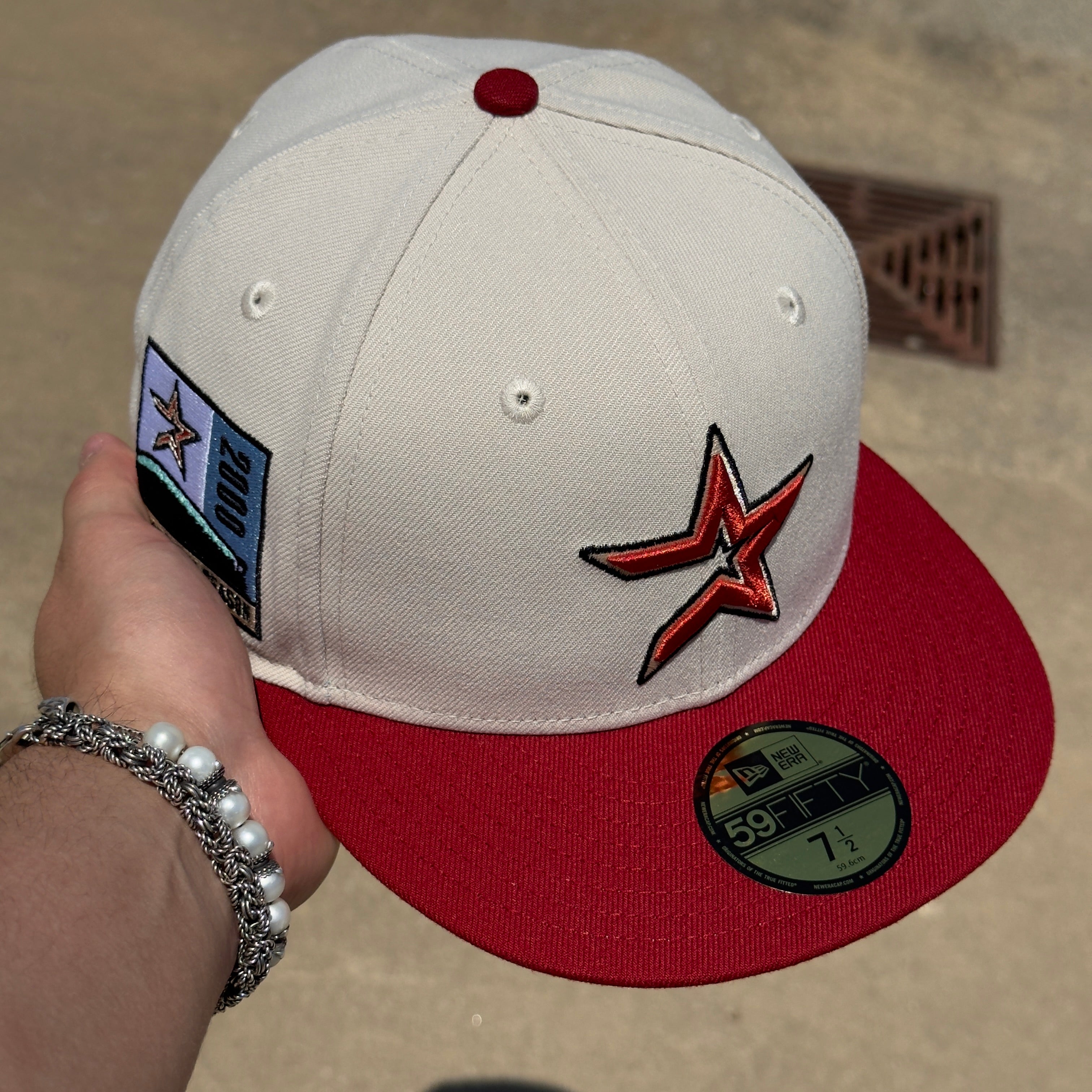 1/2 NEW Stone Houston Astros 2000 Inaugural Season Hatclub 59fifty New Era Fitted Hat Cap