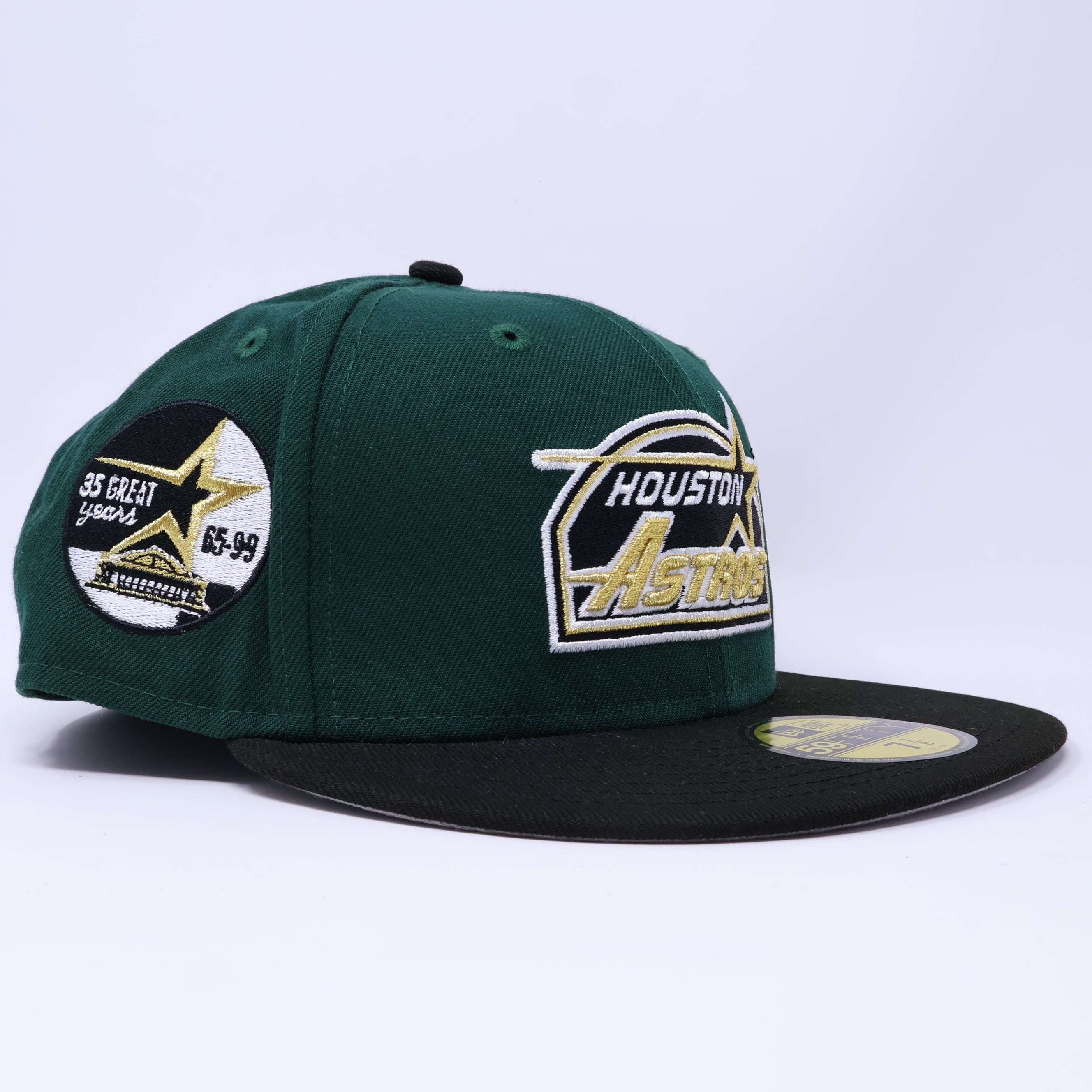 NWT 8 Green Houston Astros 35 Great Years 59fifty New Era Fitted Hat Cap