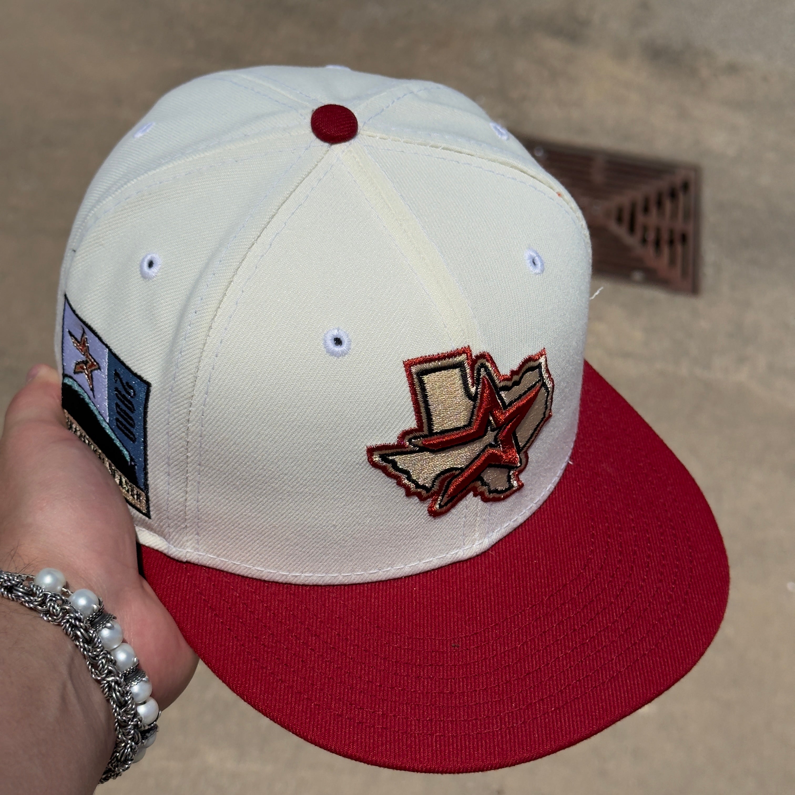 1/2 NEW Stone Houston Astros 2000 Inaugural Season Hatclub 59fifty New Era Fitted Hat Cap