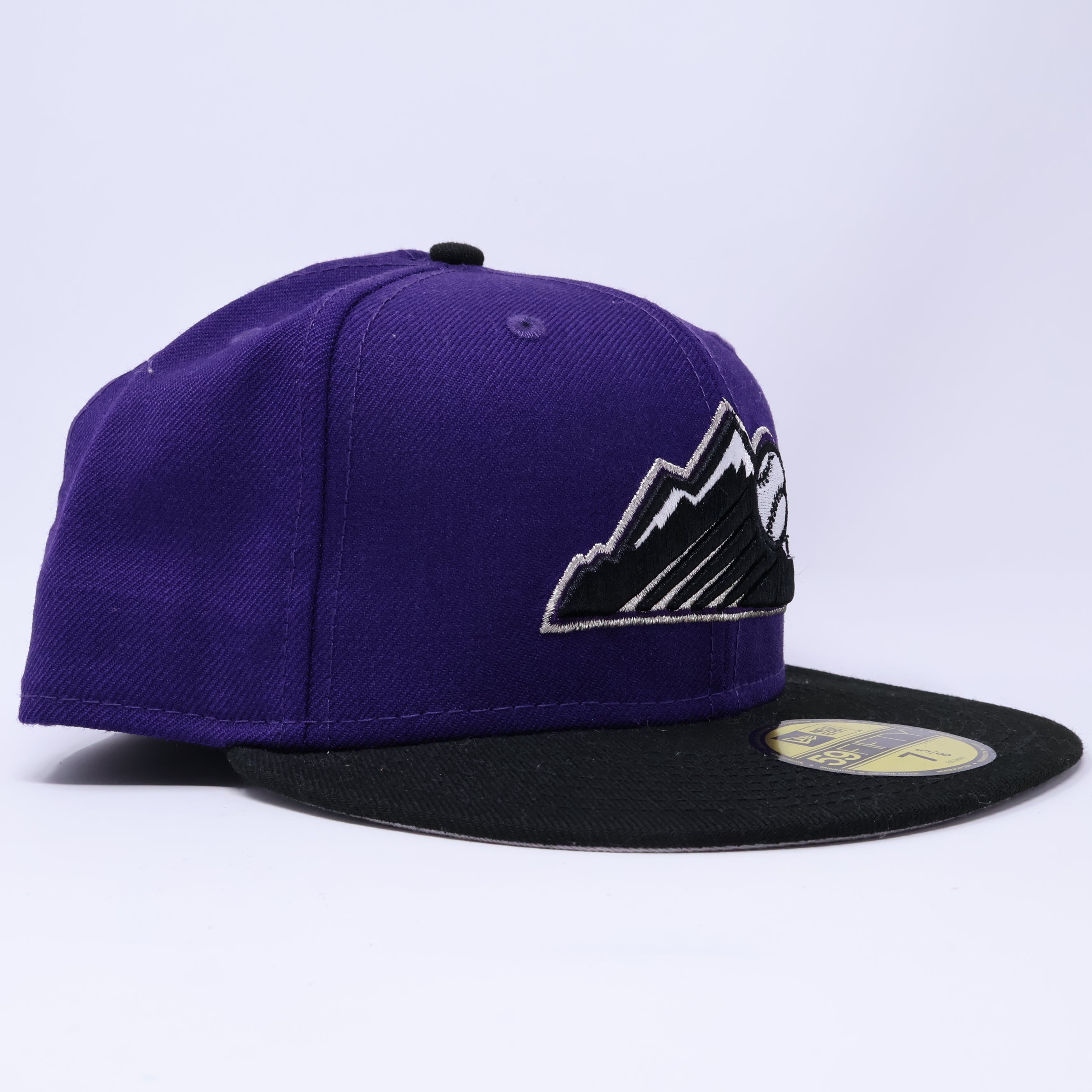 NWT 5/8 Purple Colorado Rockies Simple Clean Dope 59fifty New Era Fitted Hat Cap
