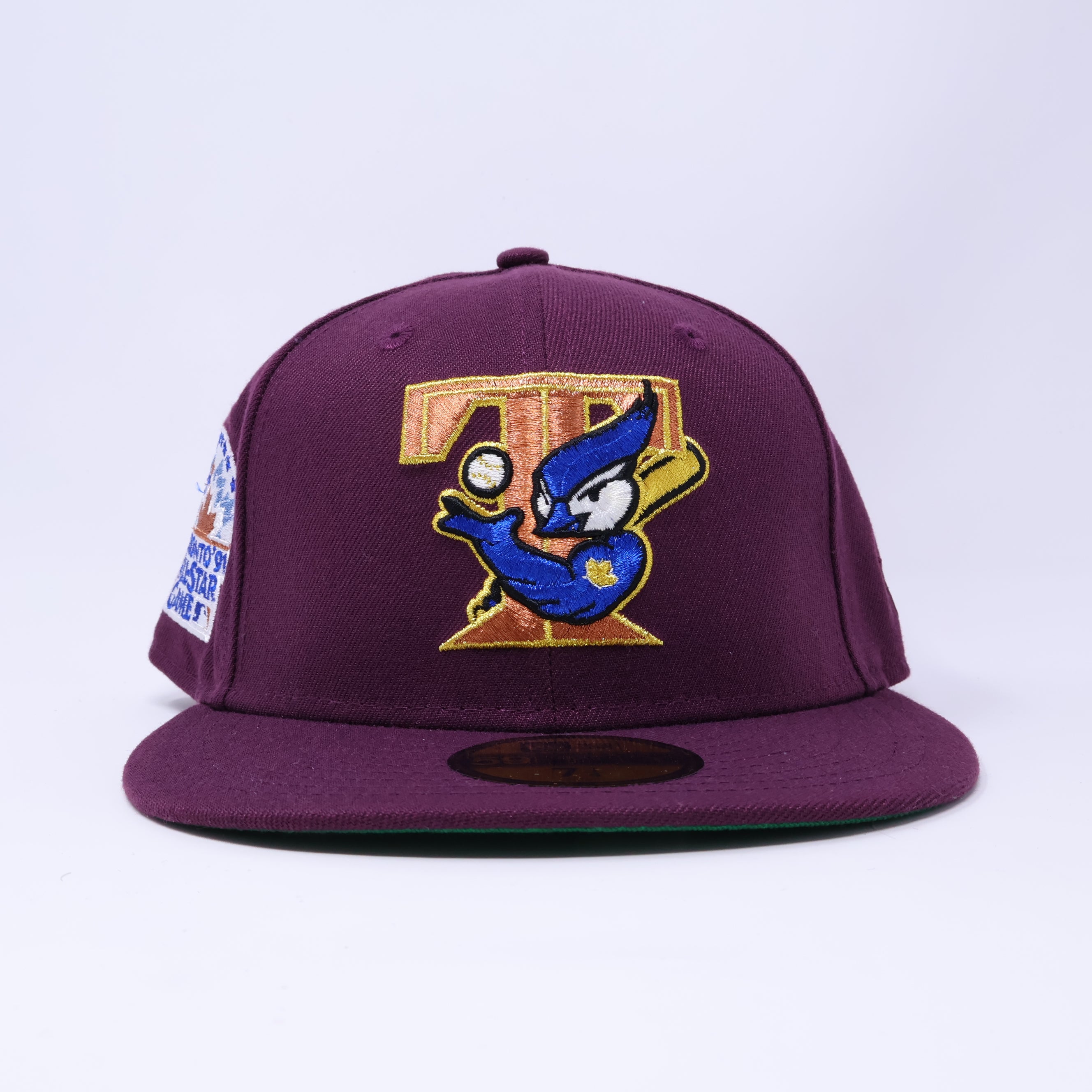 NWT 1/4 Purple Toronto Blue Jays 91 All Star Game 59fifty New Era Fitted Hat Cap