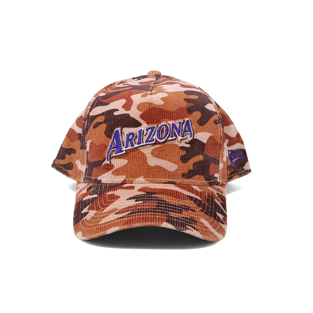 NWT Camo Arizona Diamondbacks Script Corduroy A-Frame New Era Adjustable Snapback Hat 5 Panel