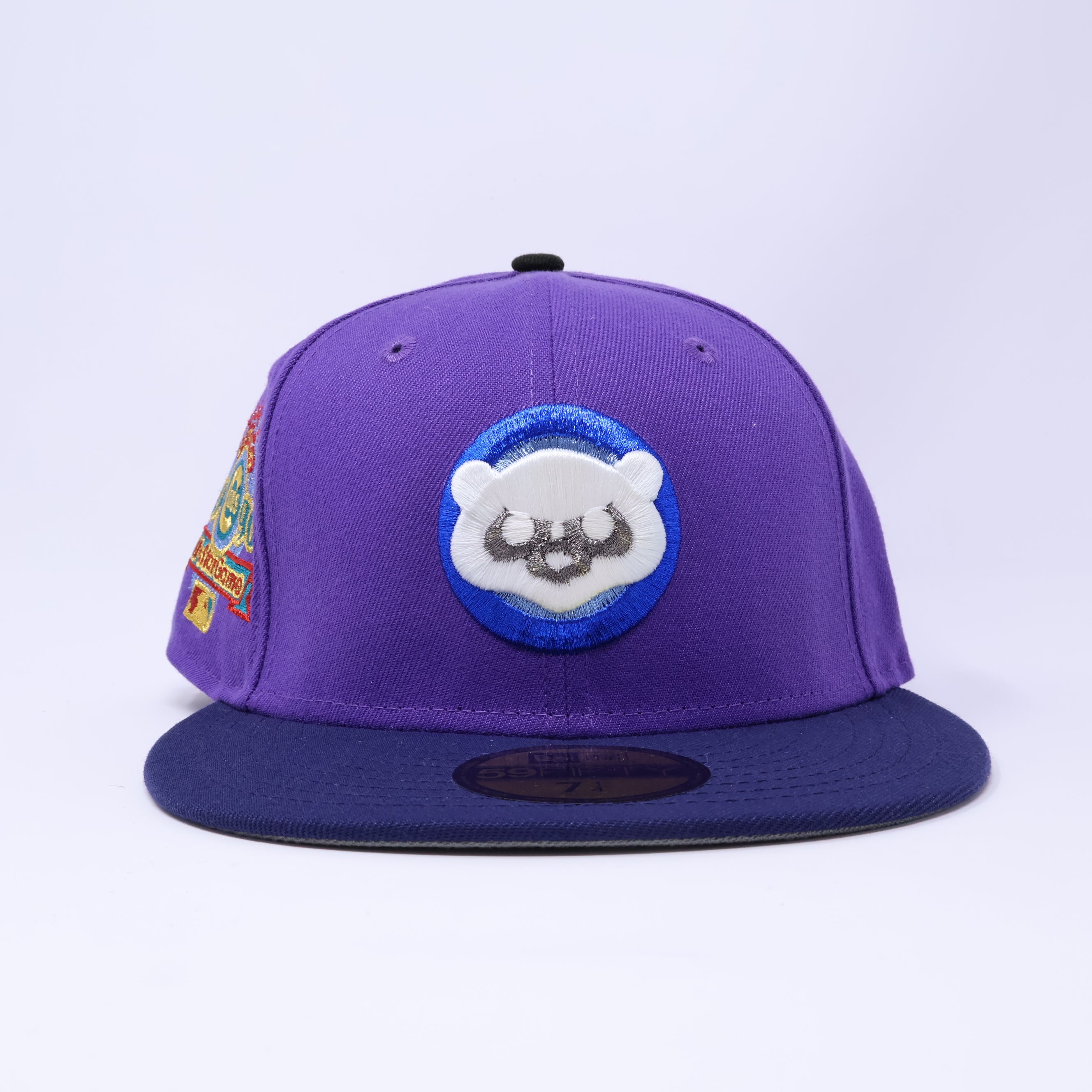 NWT 1/4 Purple Chicago Cubs 1990 All Star Game 59fifty New Era Fitted Hat Cap