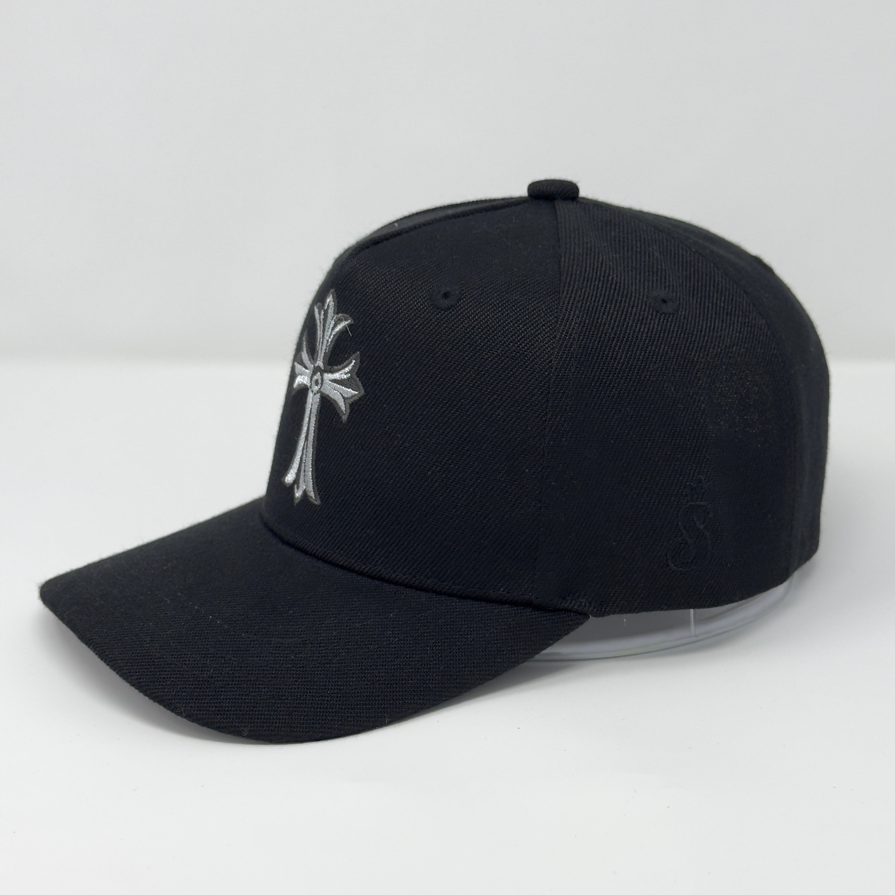 Black Chrome Hearts Inspired Hat 5 Panel Baseball Cap Hollywood