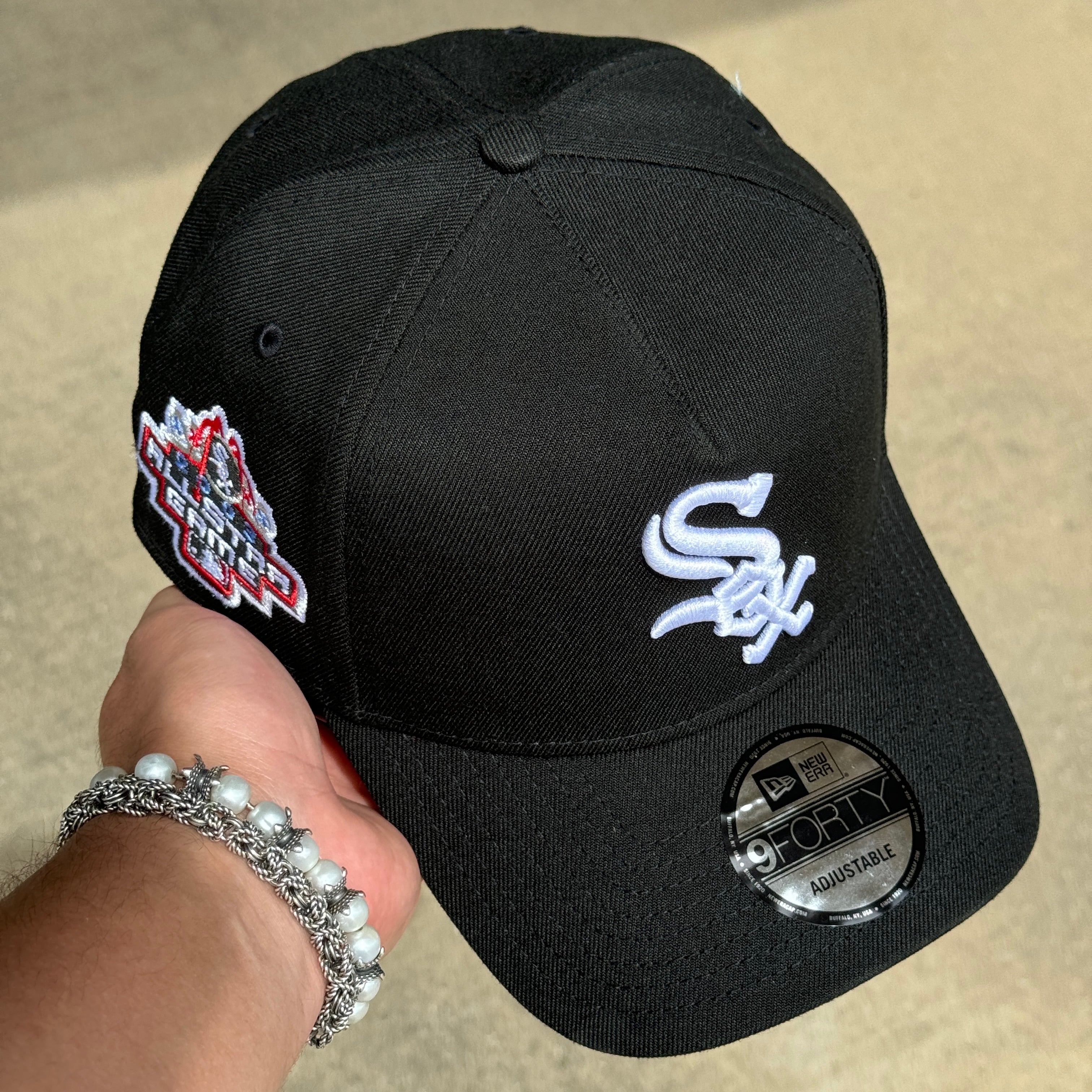 NEW Black Chicago White Sox 2003 All Star Game 9Forty A Frame Snapback New Era Cap Hat