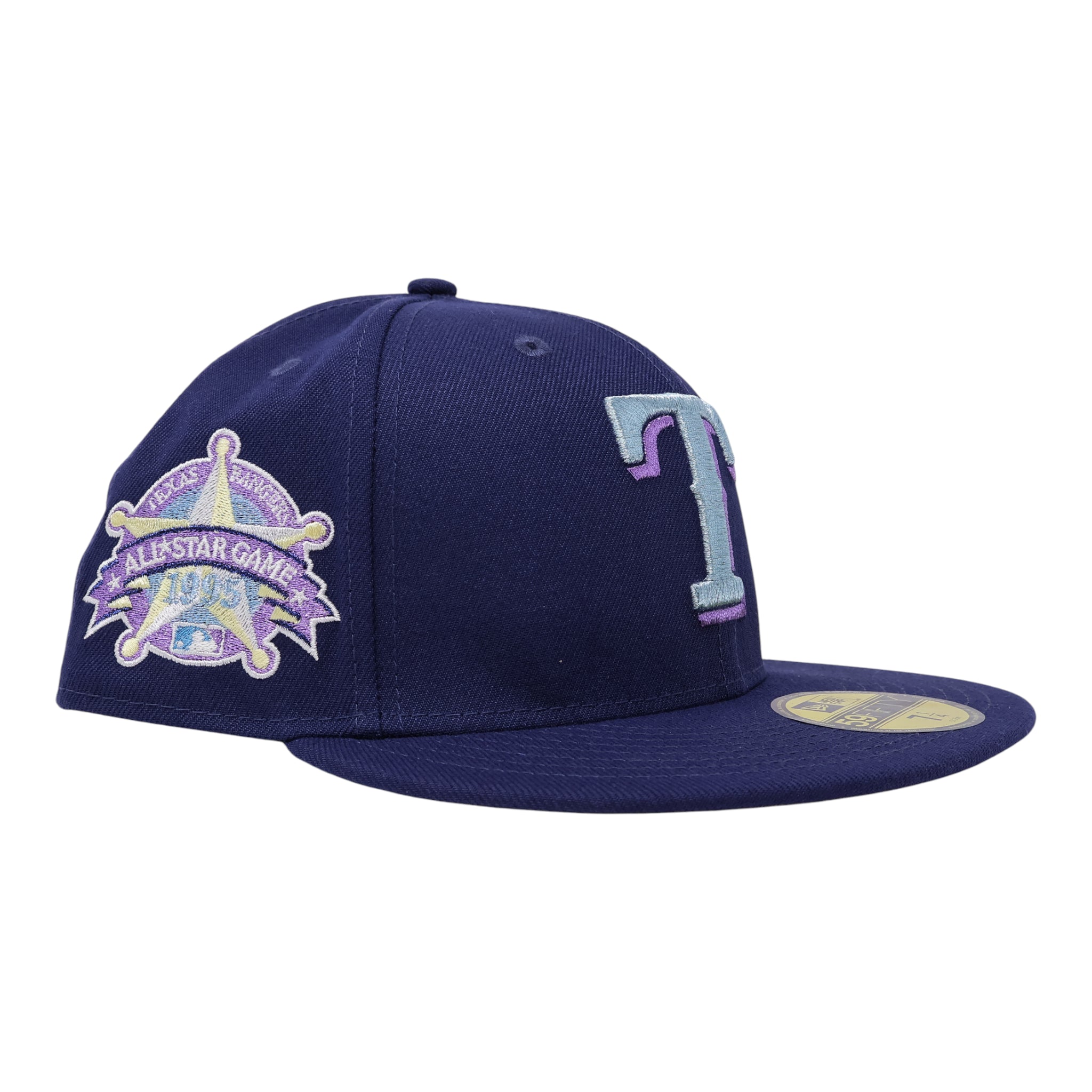 NWT Navy Dallas Texas Rangers 1995 All Star Game 59fifty New Era Fitted Hat Cap