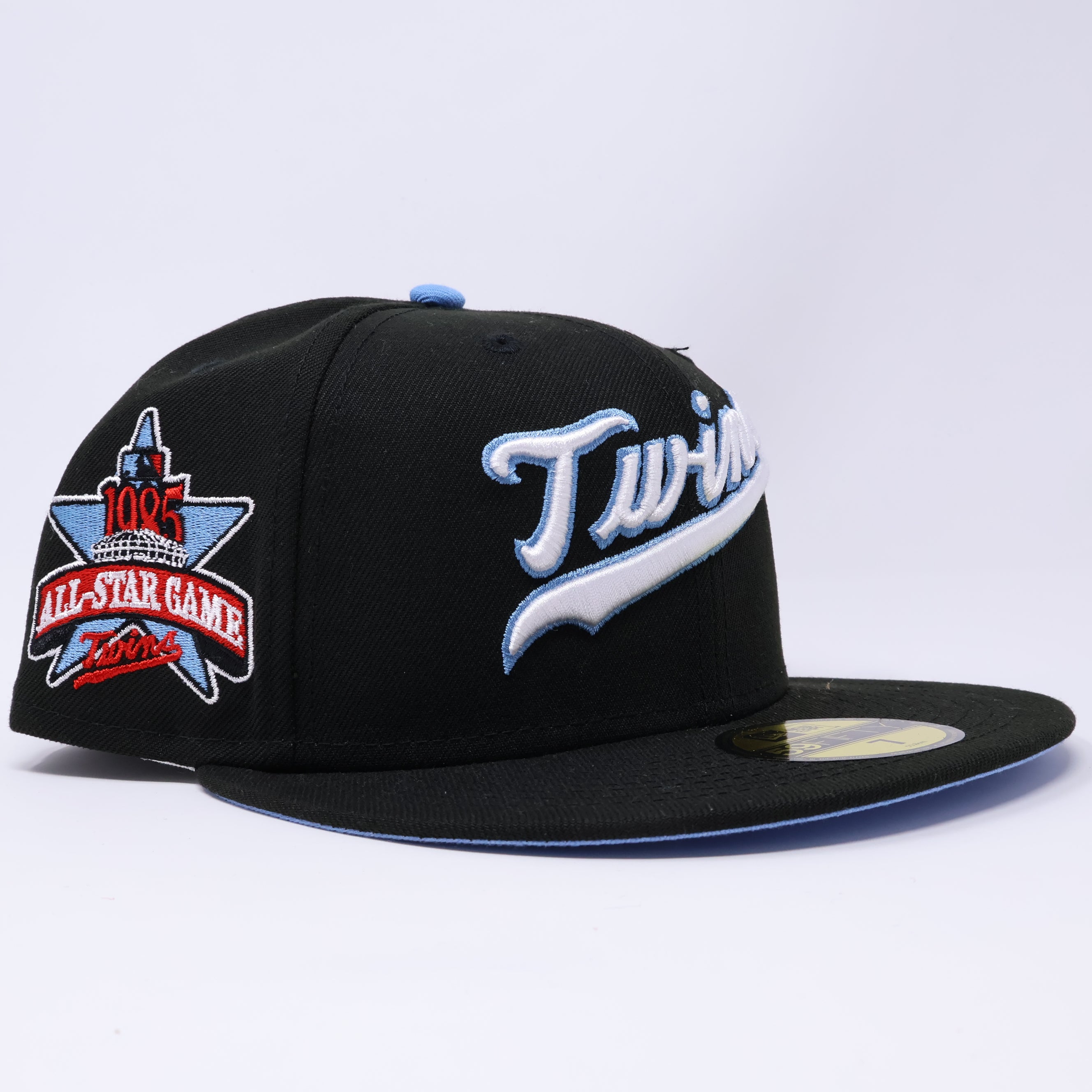 NWT Black Minnesota Twins 1985 All Star Game 59fifty New Era Fitted Hat Cap