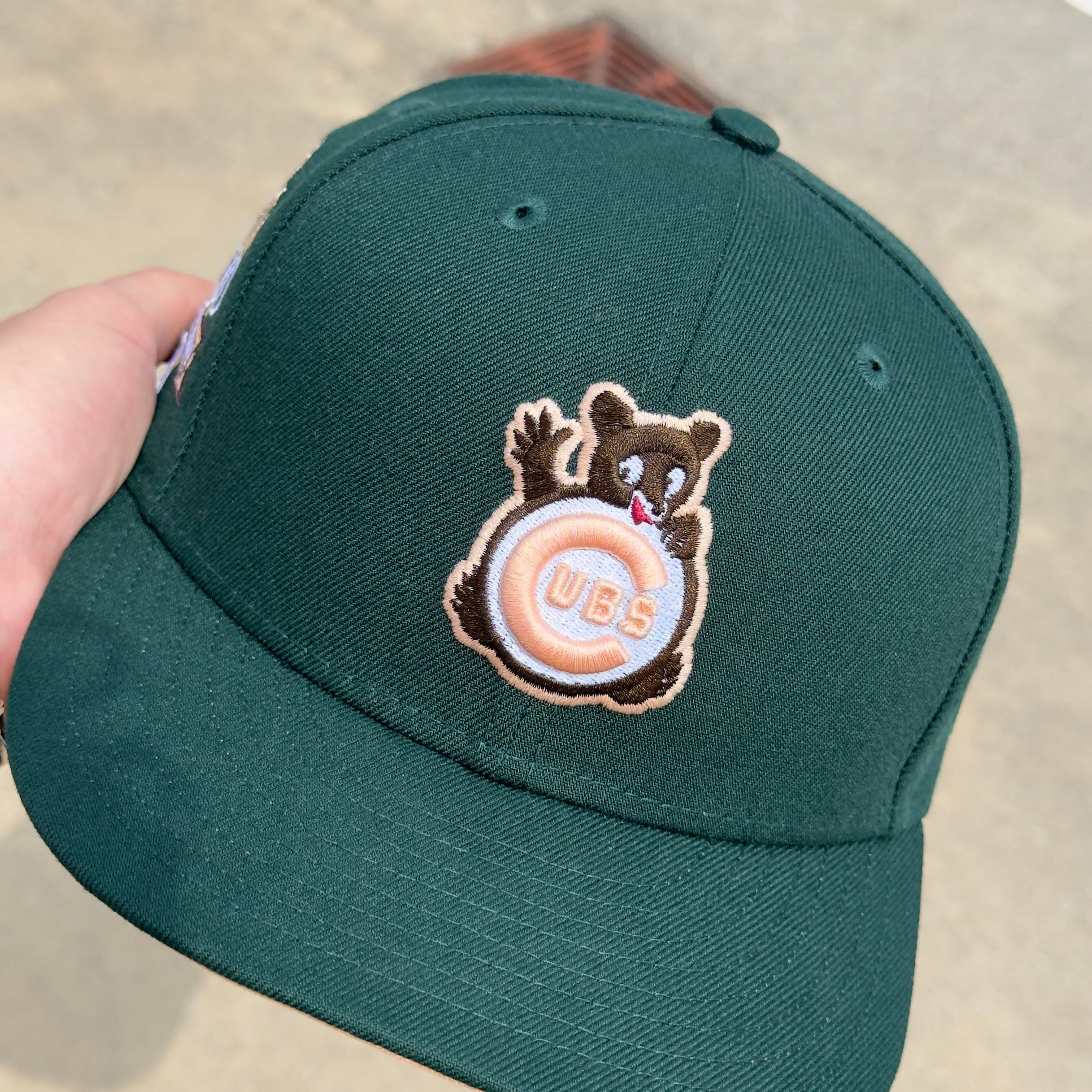 1/8 USED Green Chicago Cubs 1990 All Star Game Peach 59fifty New Era Fitted Hat Cap