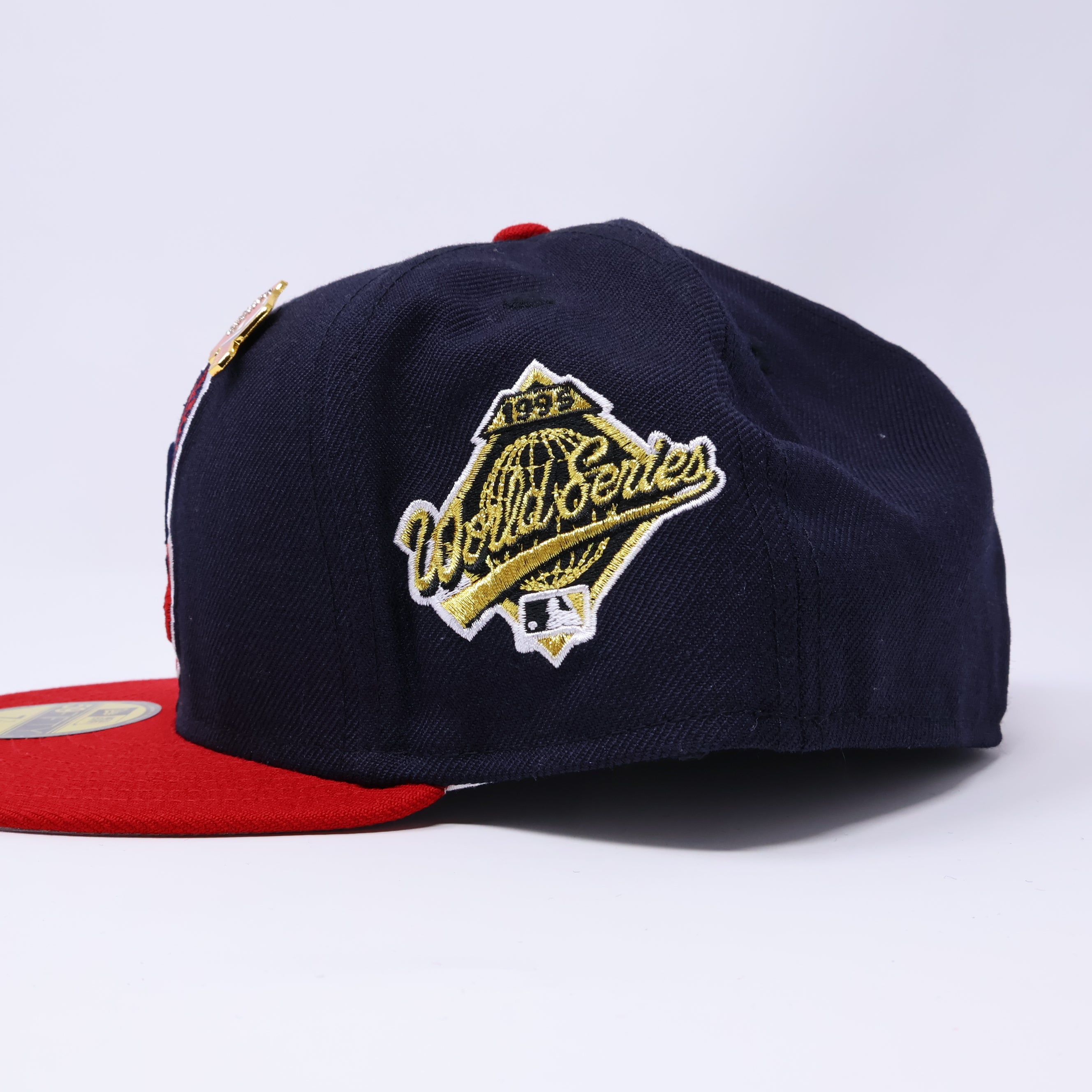 NEW Navy Cleveland Indian Chief Wahoo 1995 World Series