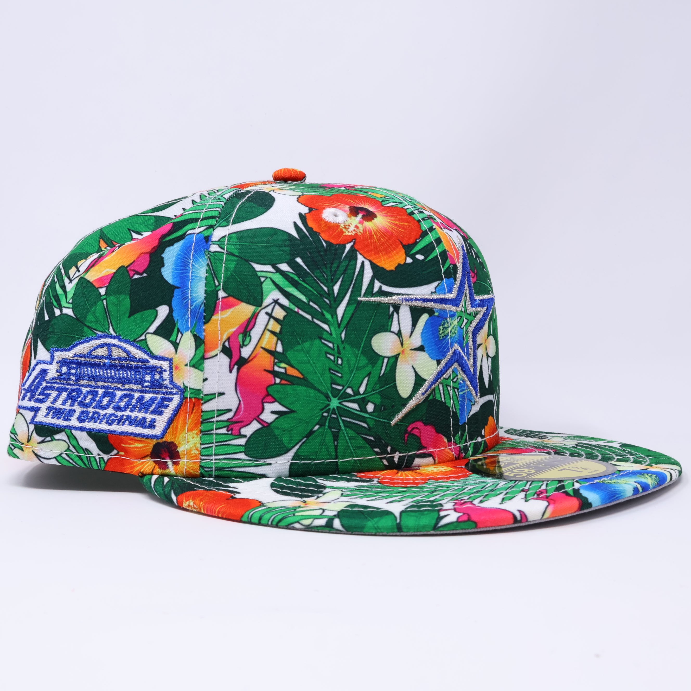 NWT 3/4 Multicolor Houston Astros The Astrodome 59fifty New Era Fitted Hat Cap