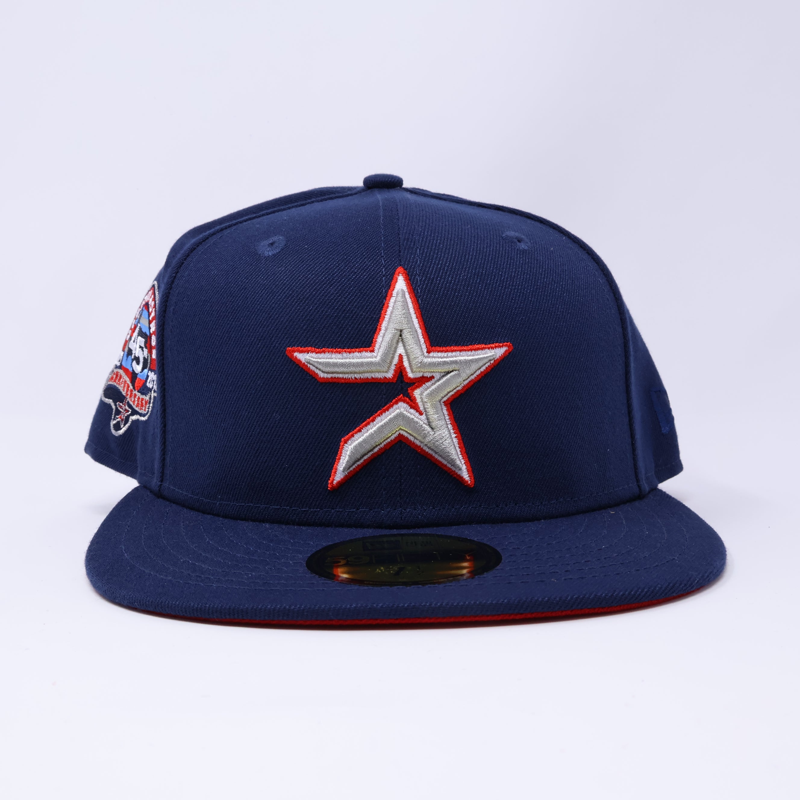 NWT Navy Houston Astros 45th Anniversary 59fifty New Era Fitted Hat Cap
