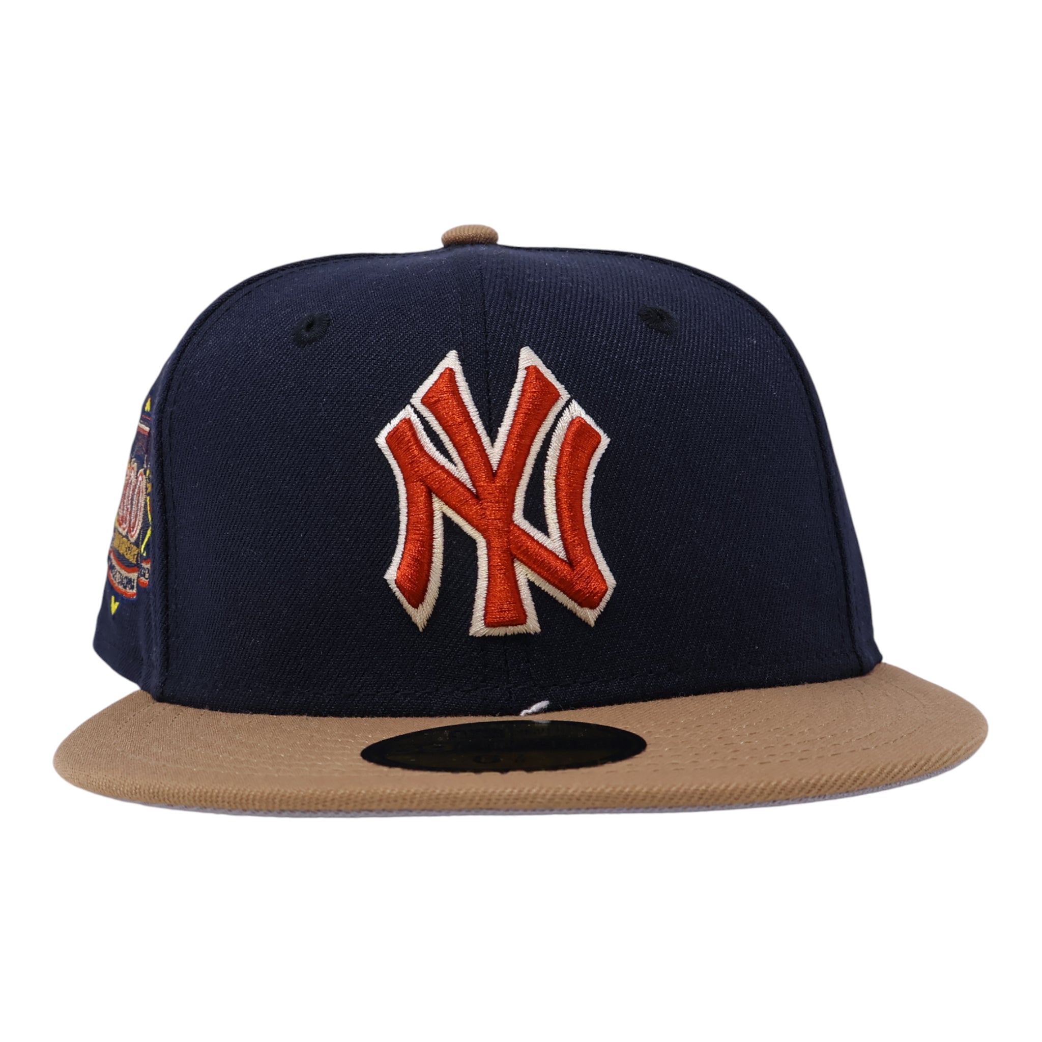NWT 6 7/8 Navy New York Yankees 100th Anniversary 59fifty New Era Fitted Hat Cap