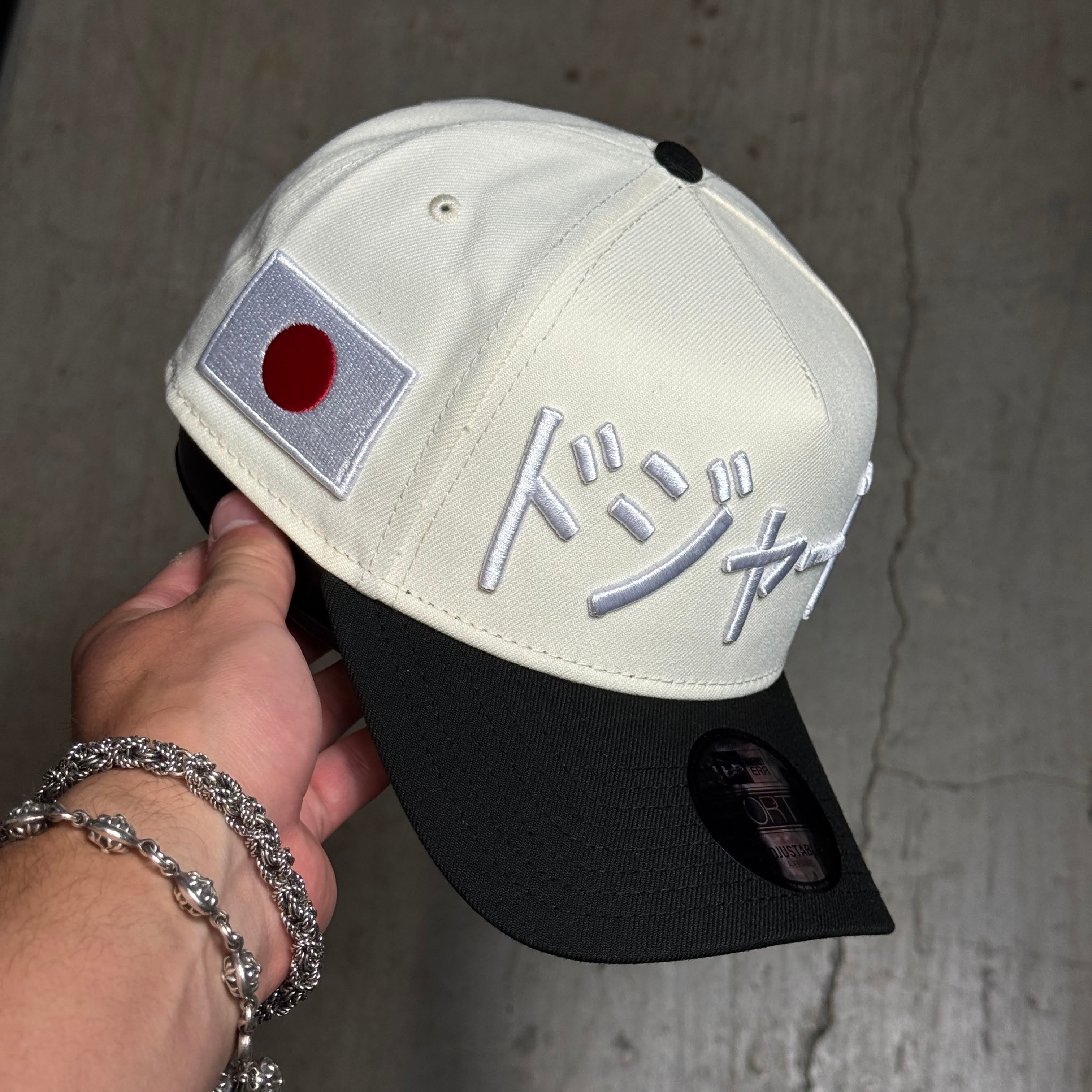 NWT Chrome Los Angeles Dodgers Shohei Ohtani 9Forty New Era Adjustable Snapback Hat 5 Panel