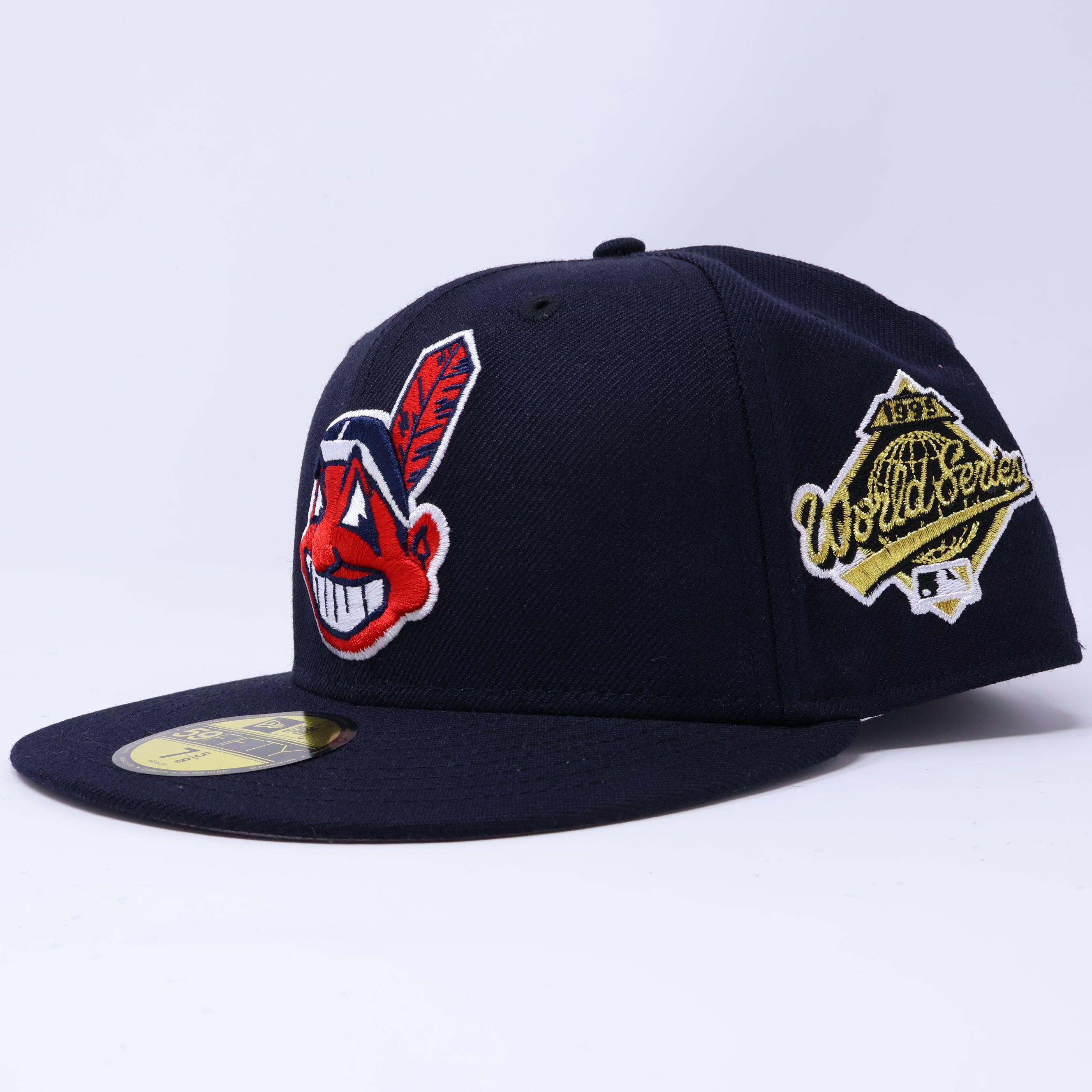 NWT Navy Cleveland Indians 1995 World Series 59fifty New Era Fitted Hat Cap