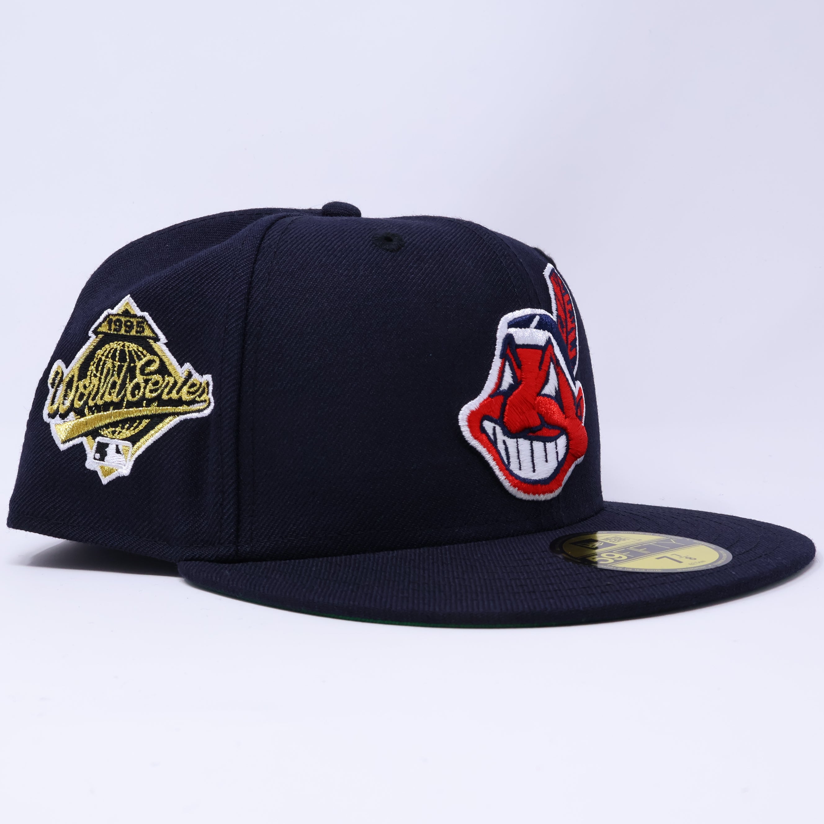 NWT Navy Cleveland Indians 1995 World Series 59fifty New Era Fitted Hat Cap