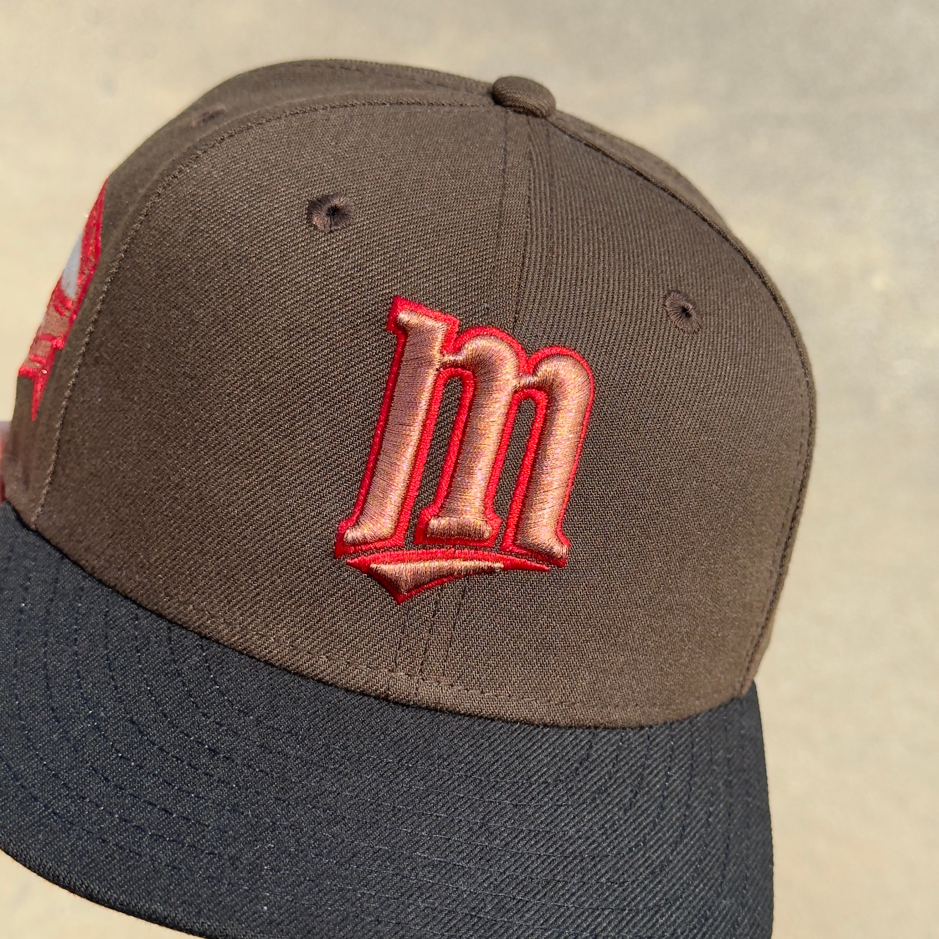 1/8 USED Minnesota Twins MMM Metrodome 1992 59fifty New Era Fitted Hat Cap