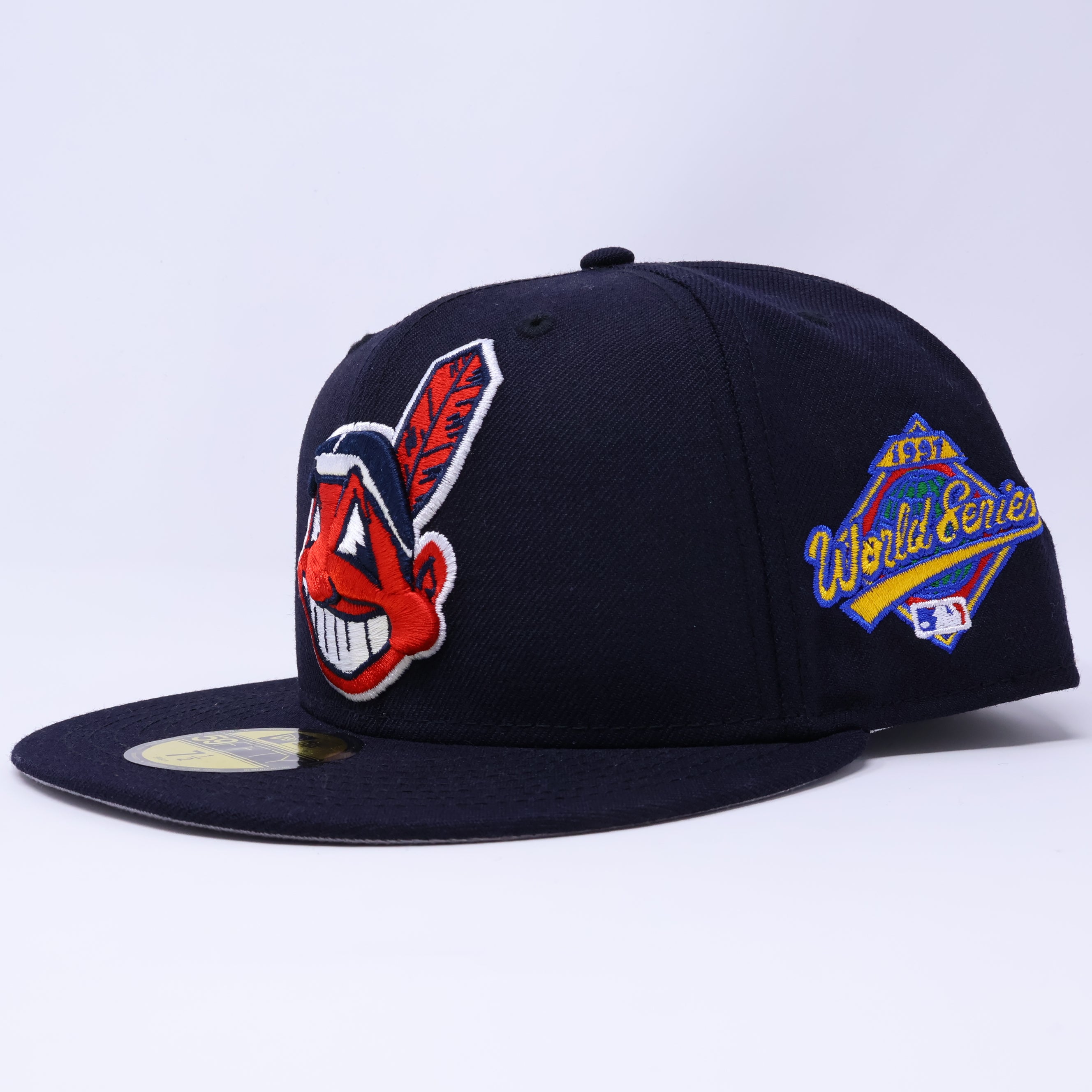 NWT Navy Cleveland Indians 1997 World Series 59fifty New Era Fitted Hat Cap