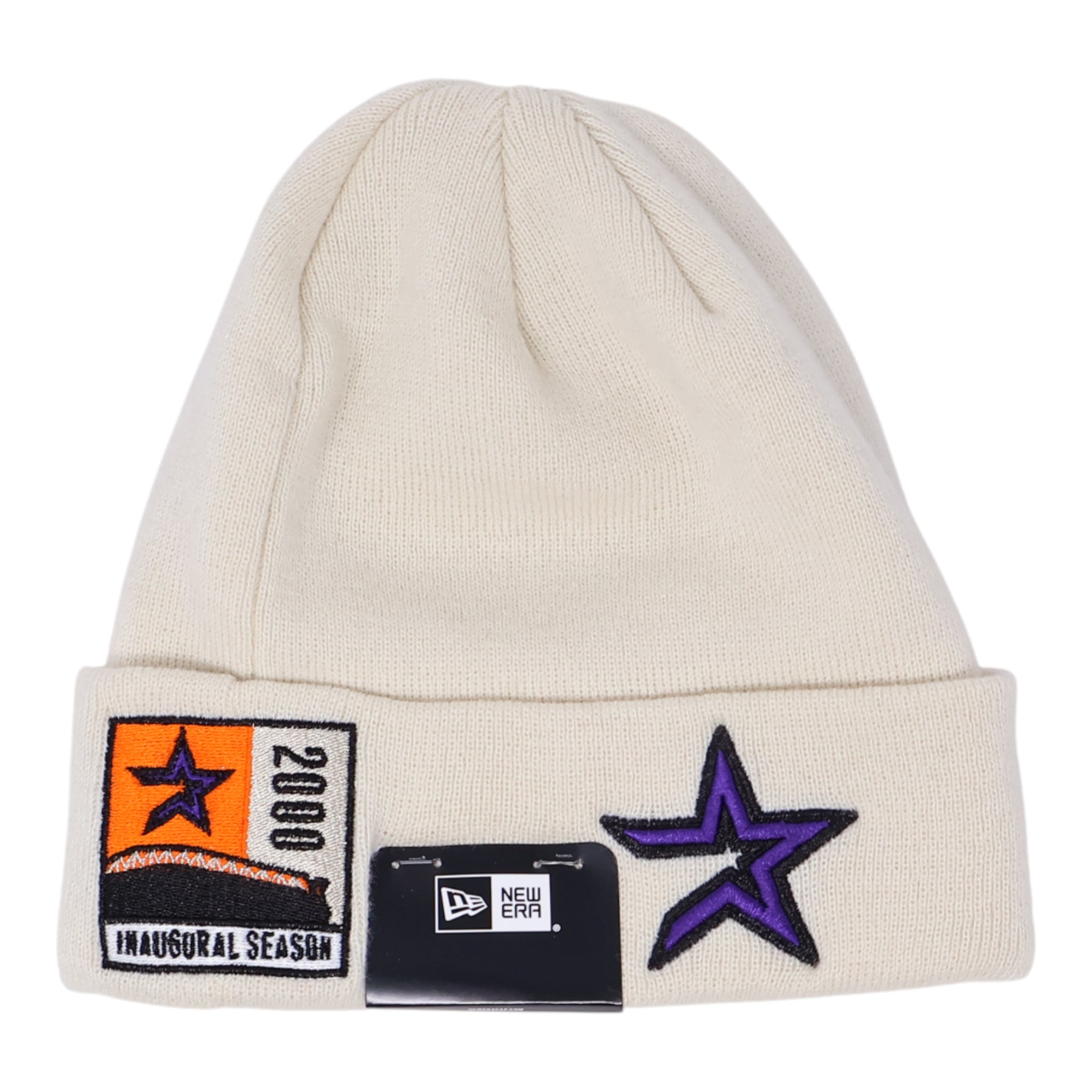 NWT Chrome Houston Astros 2000 Inaugural New Era Beanie Warm Knit