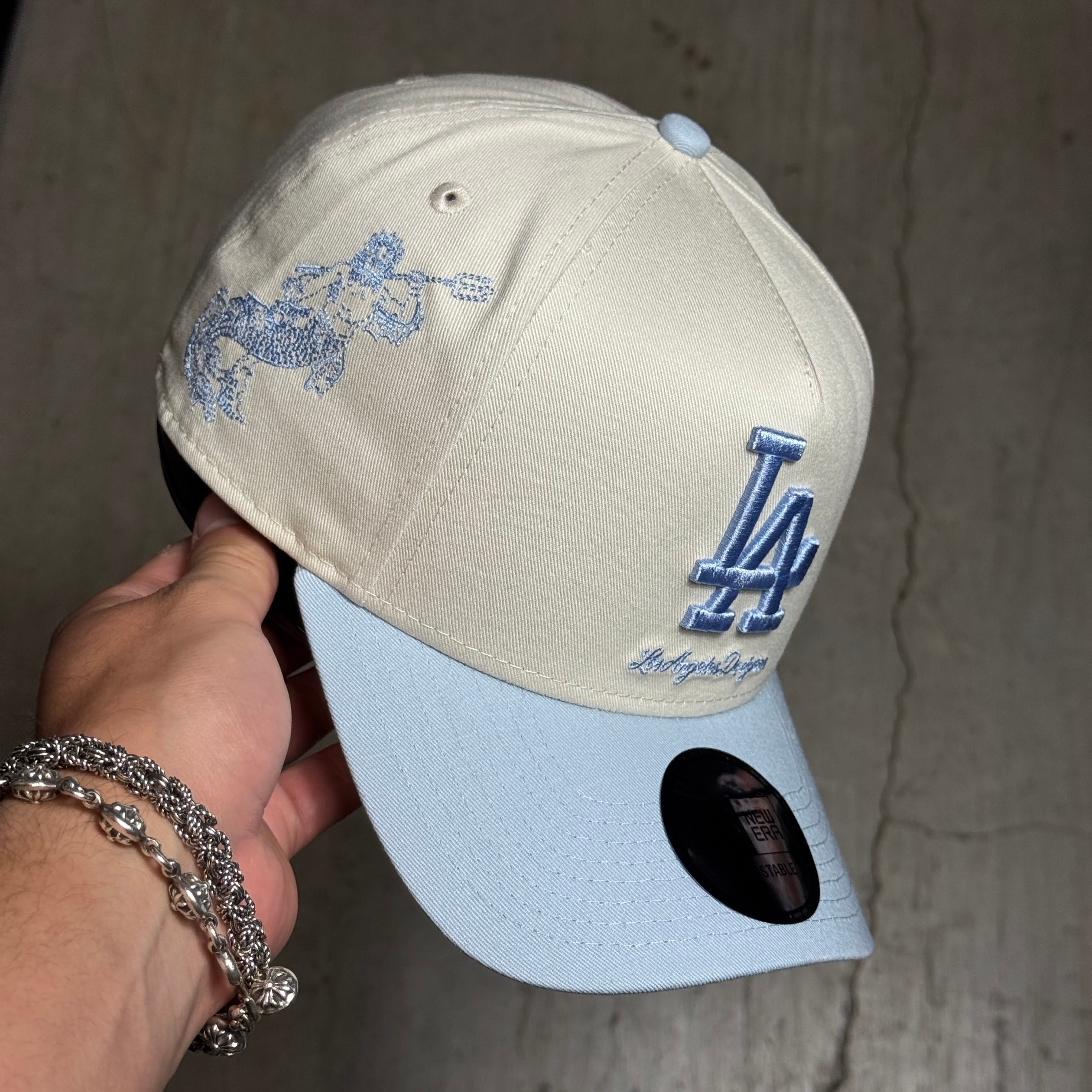 NWT Chrome Los Angeles Dodgers Greek Gods 9Forty New Era Adjustable Snapback Hat 5 Panel