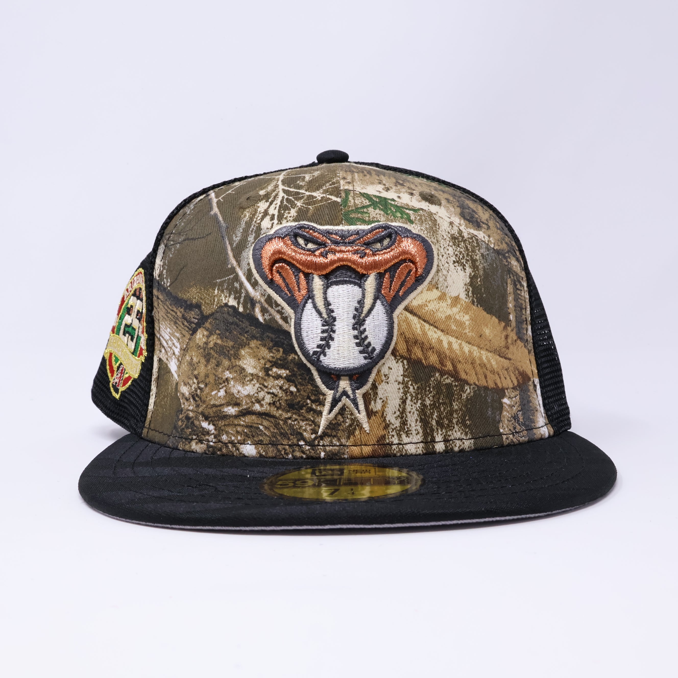 NWT 7 Realtree Trucker Arizona Diamond 25th Anniversary 59fifty New Era Fitted Cap