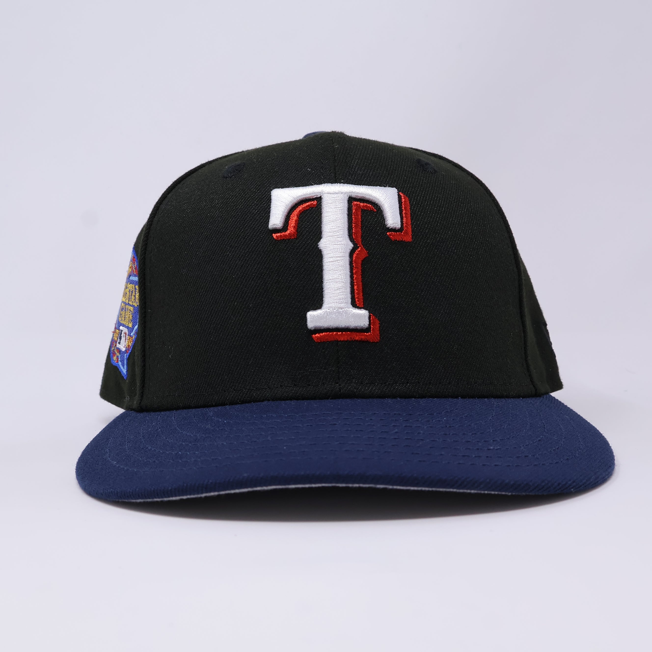 USED  1/4 Black Dallas Texas Rangers All Star Game 2024 59fifty New Era Fitted Hat Cap