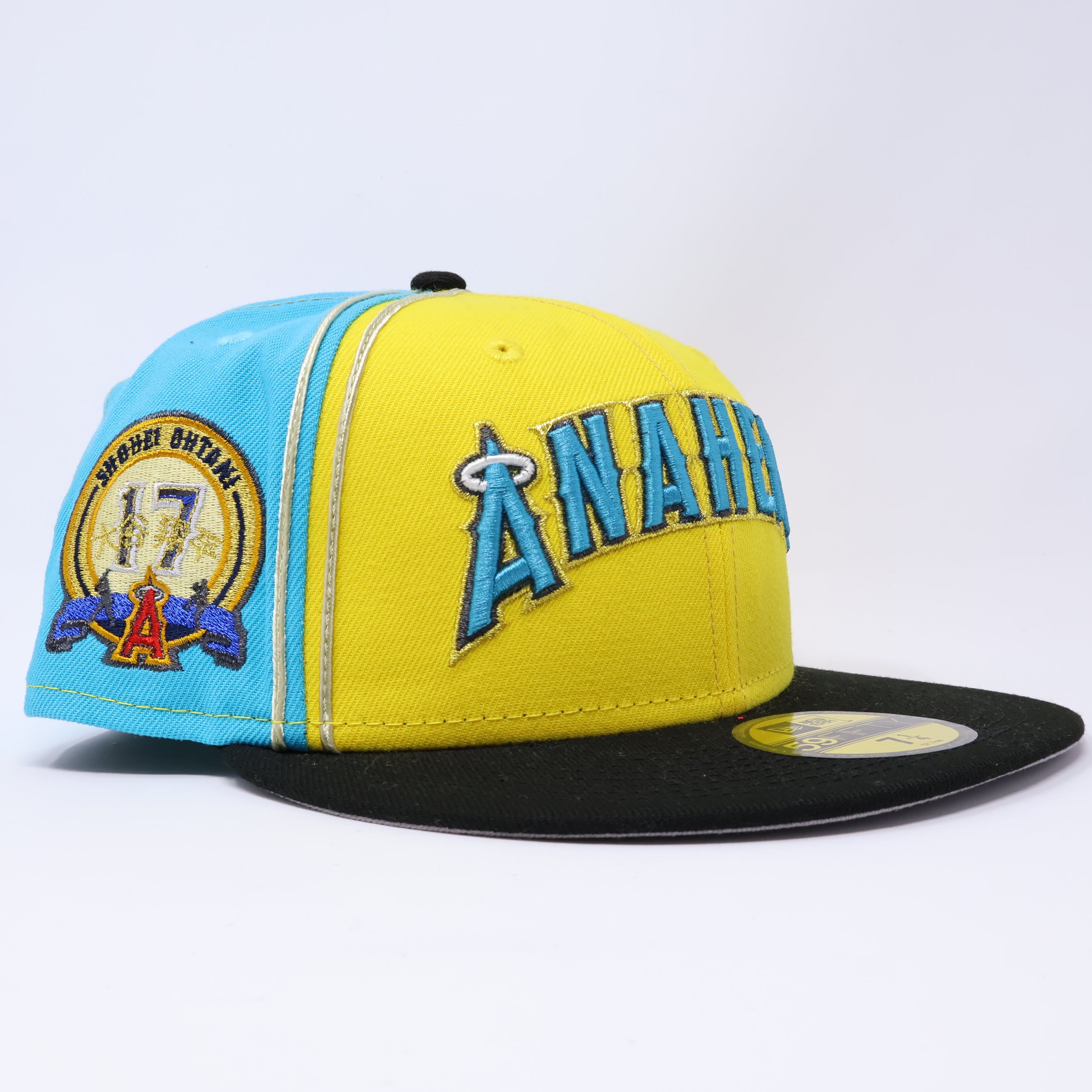 NWT 1/4 Multicolor Los Angeles Angels Shohei Ohtani 59fifty New Era Fitted Hat Cap