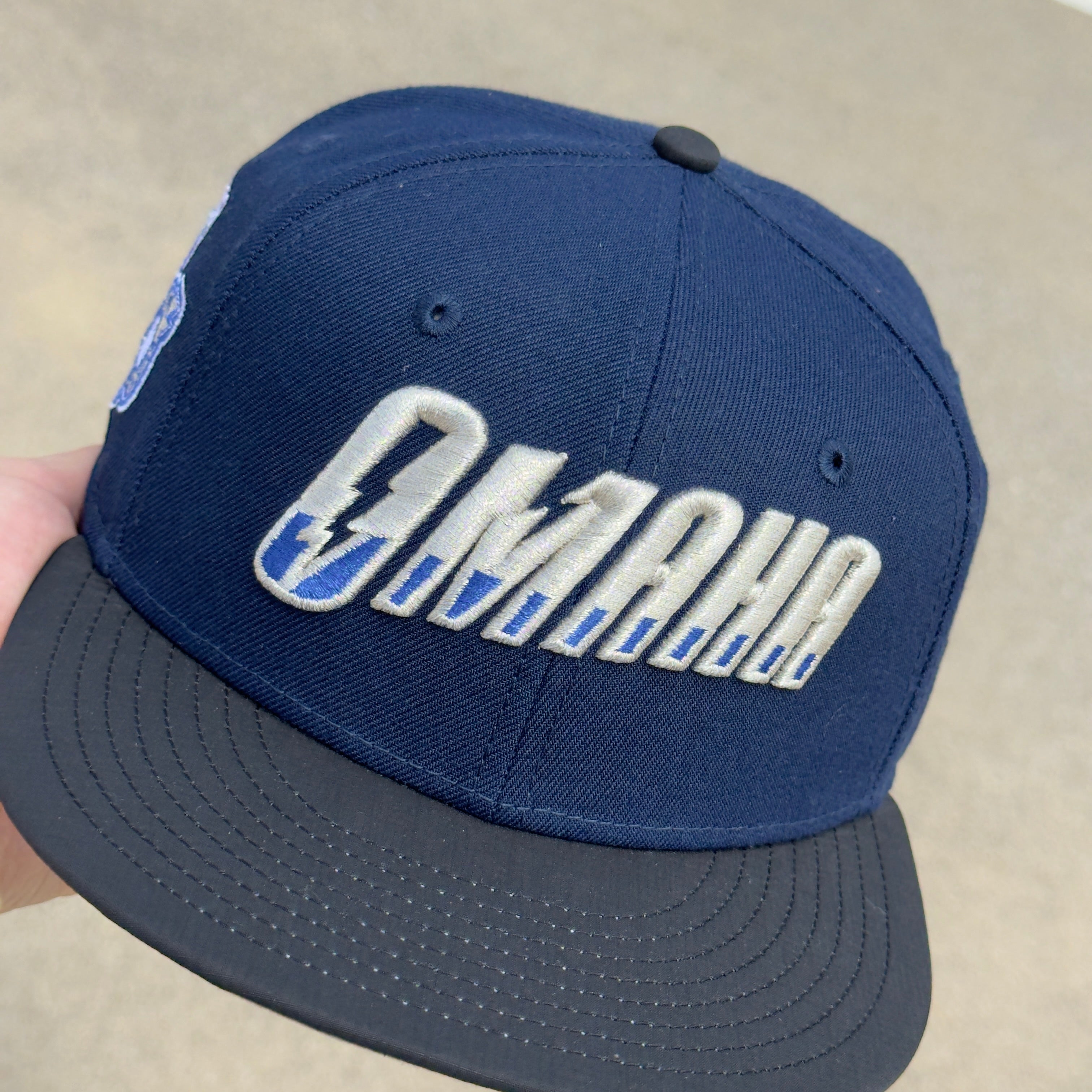 1/8 USED Omaha Storm Chasers Kansas City Minor League 59fifty New Era Fitted Hat Cap