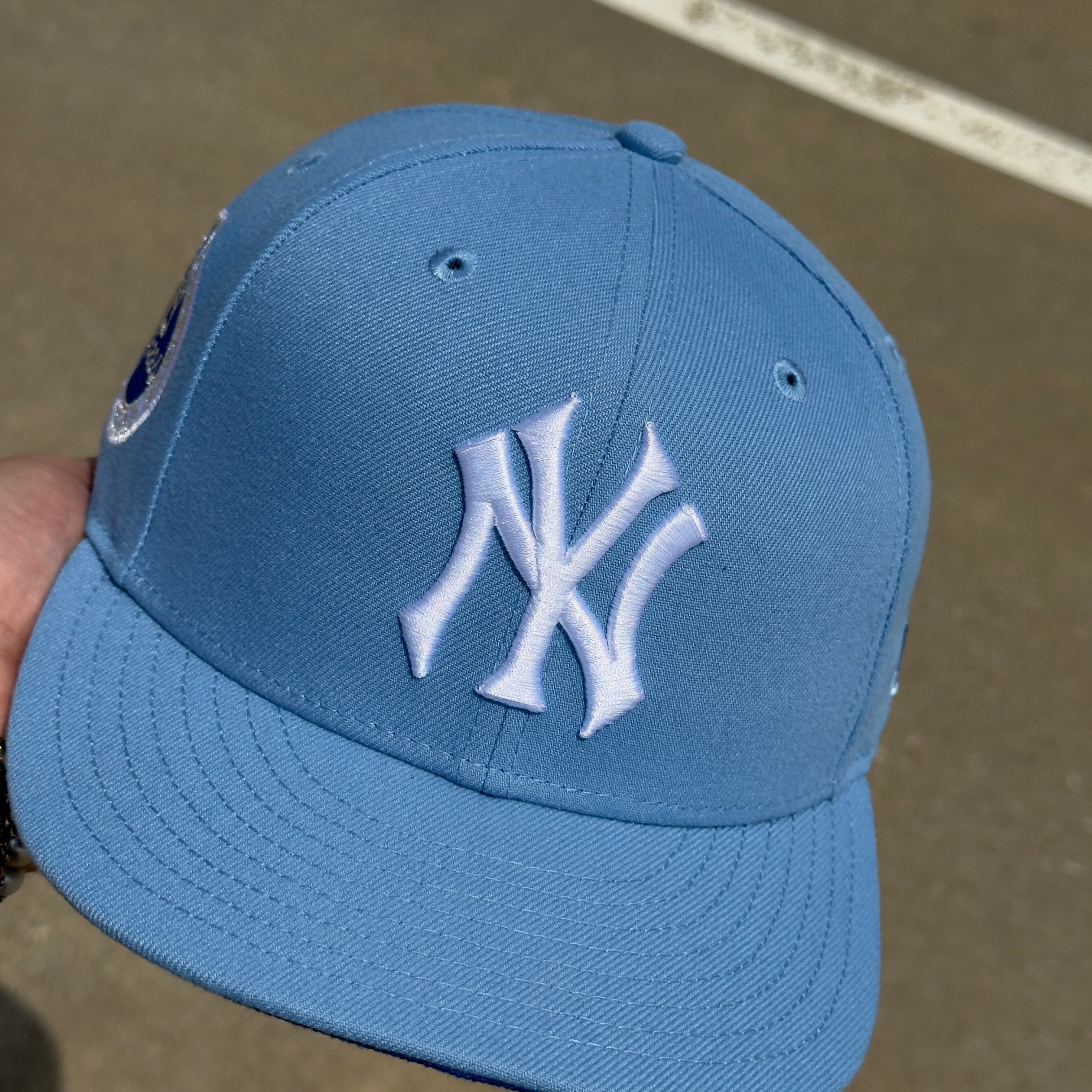 1/8 USED Blue New York Yankees 1962 World Series 59fifty New Era Fitted Hat Cap