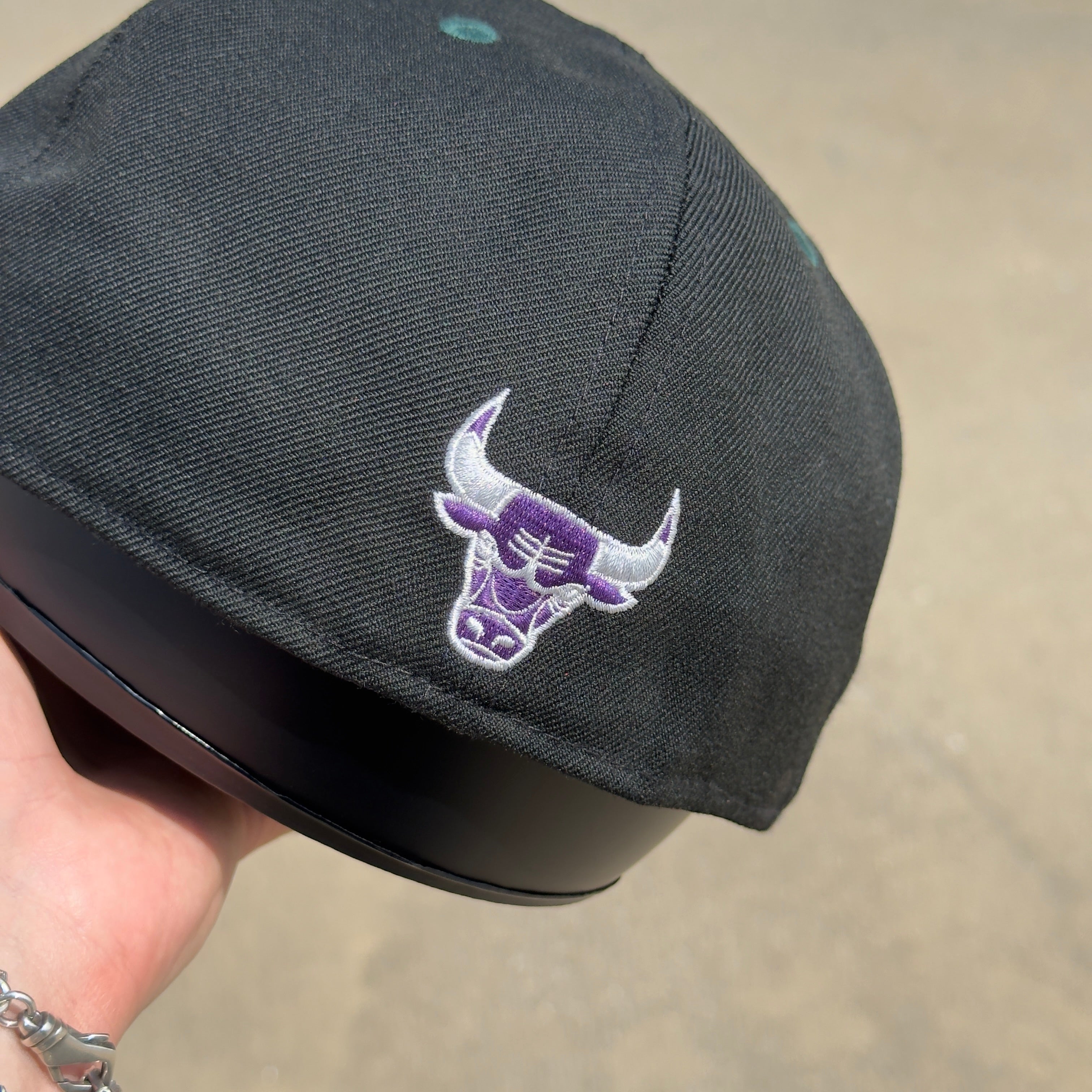 Purple chicago bulls hat online