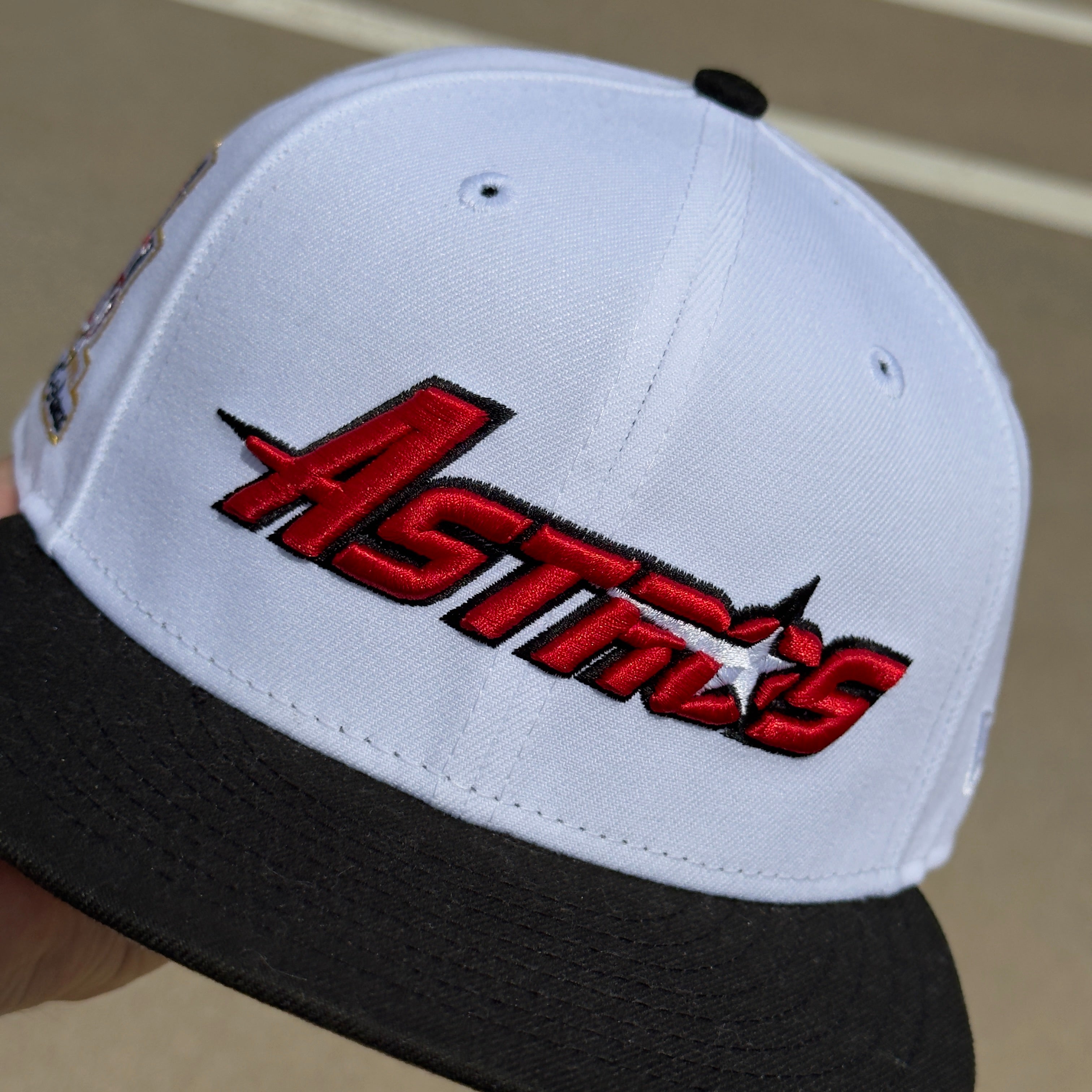1/2 USED White Houston Astros 35 Years Colt 59fifty New Era Fitted Hat Cap
