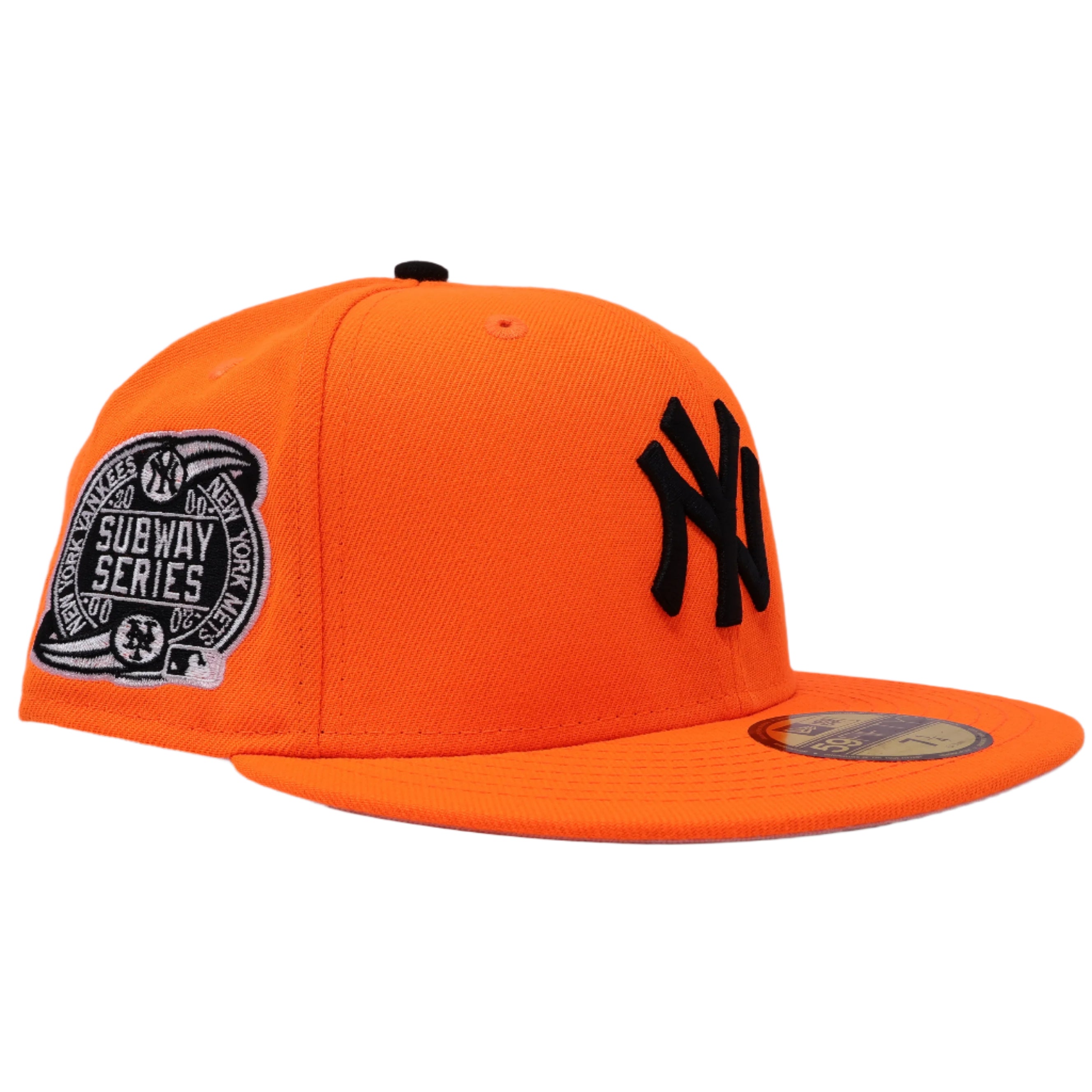 NWT Orange New York Yankees Subway Series 59fifty New Era Fitted Hat Cap