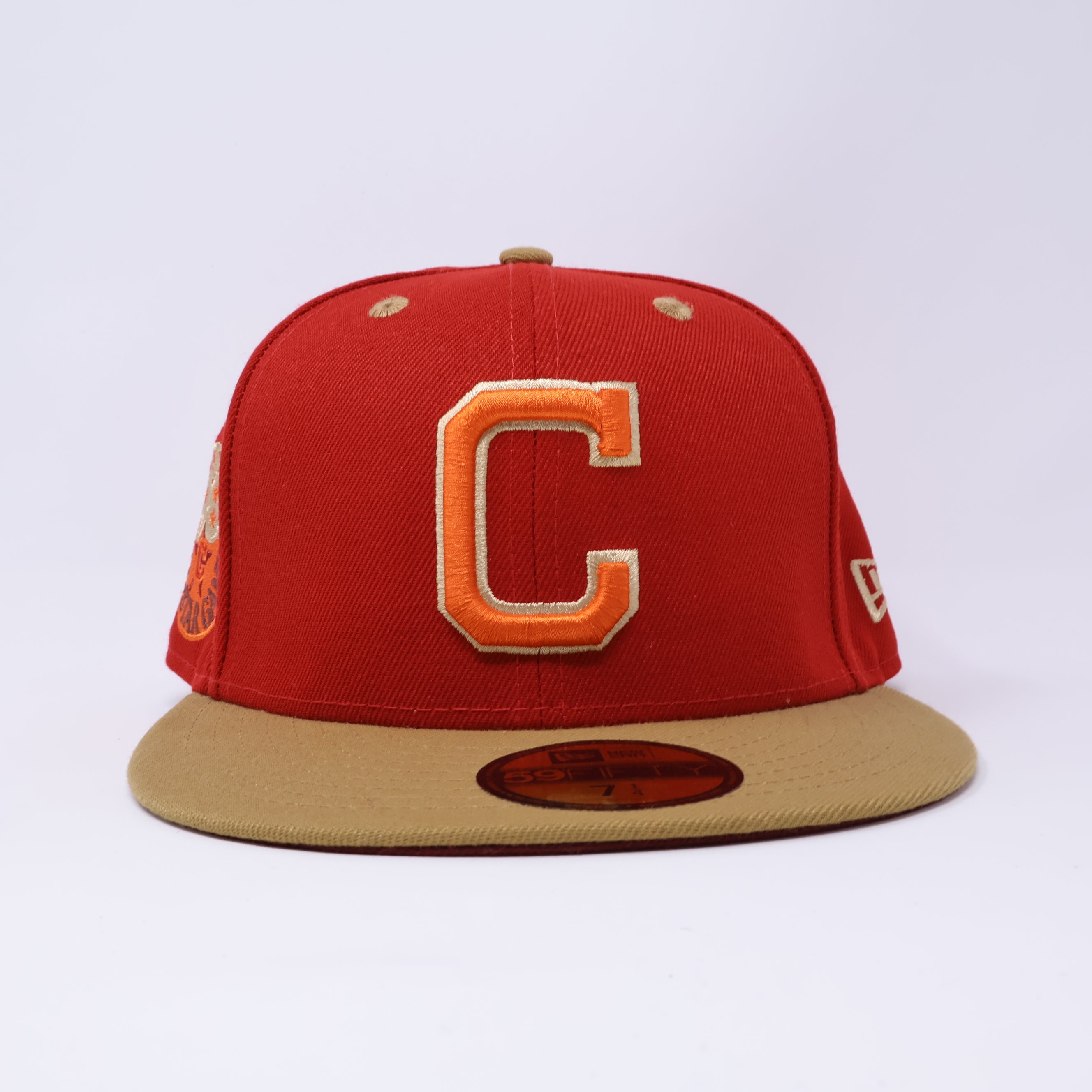 NWT 1/4 Red Cleveland Indians 1981 All Star Game 59fifty New Era Fitted Hat Cap