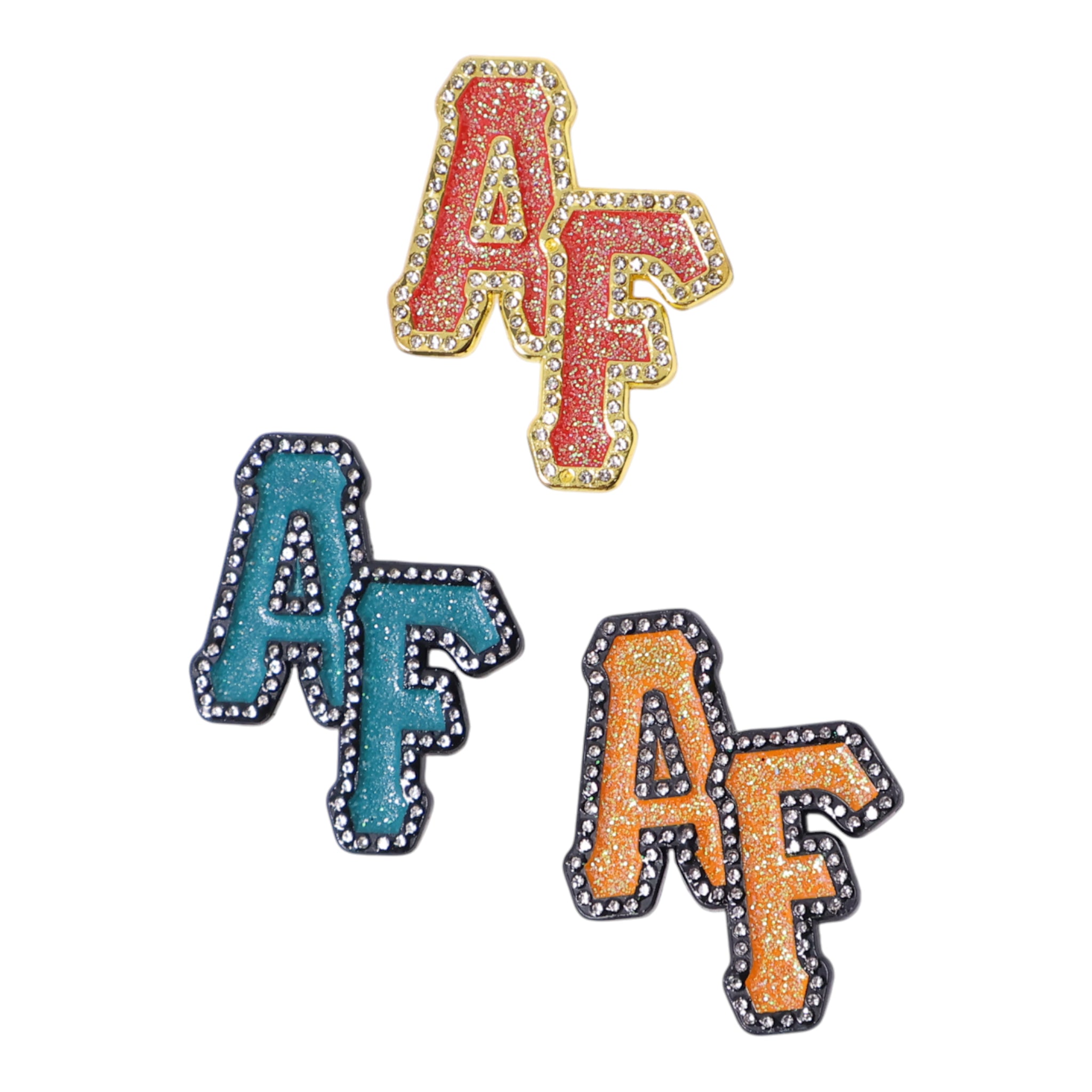 AF Letters Graphic Pin