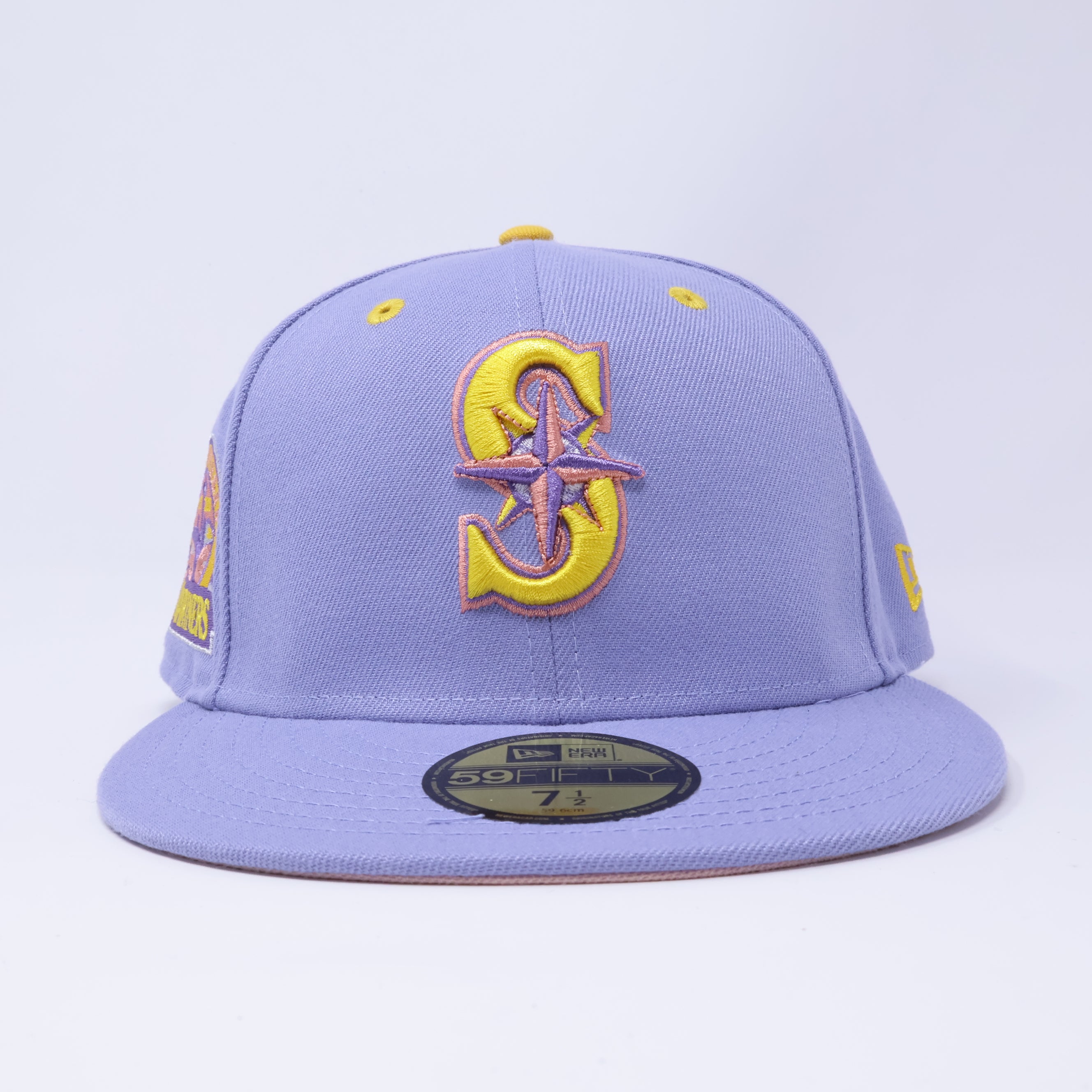 NWT 1/2 Purple Seattle Mariners 30th Anniversary 59fifty New Era Fitted Hat Cap