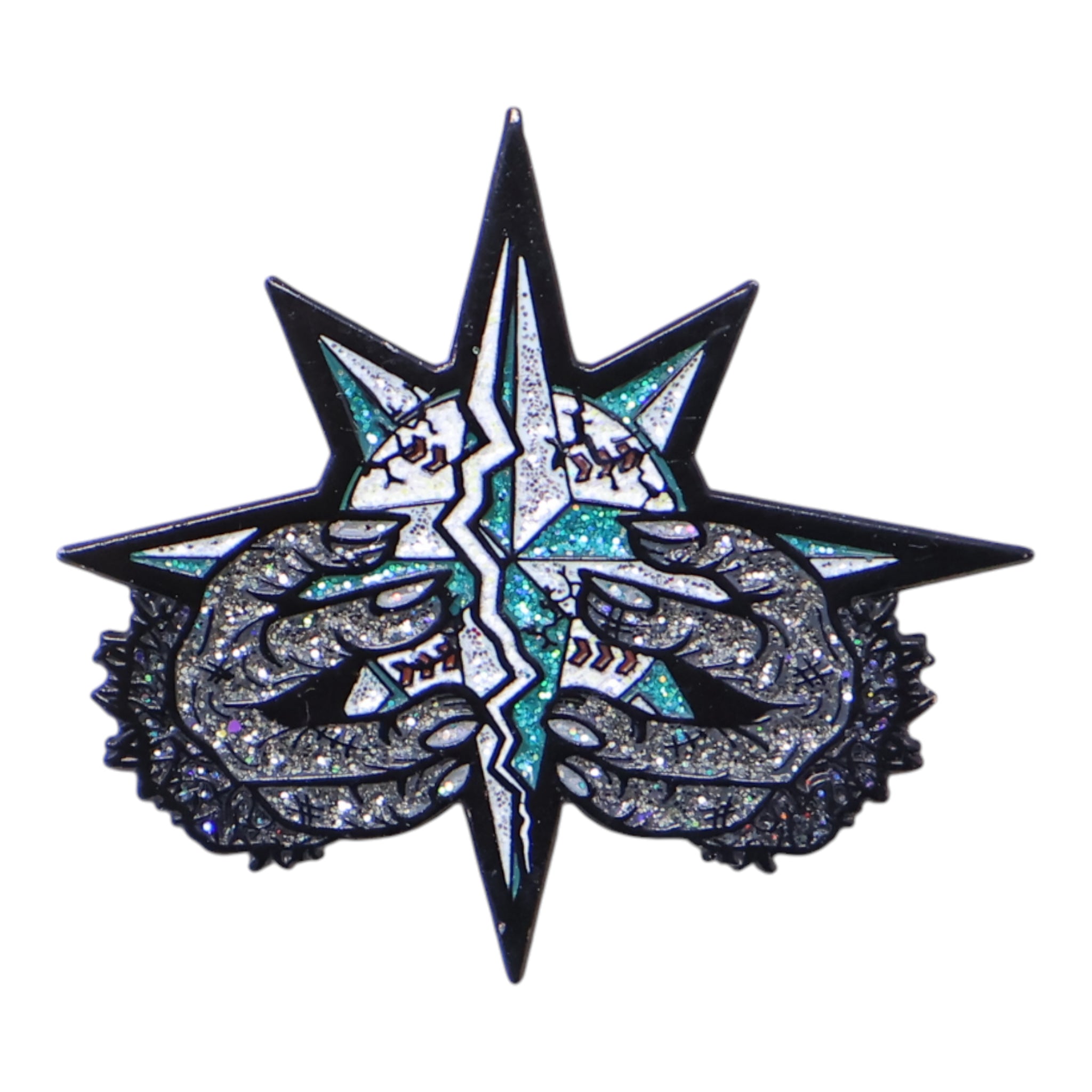 World Destruction Graphic Pin