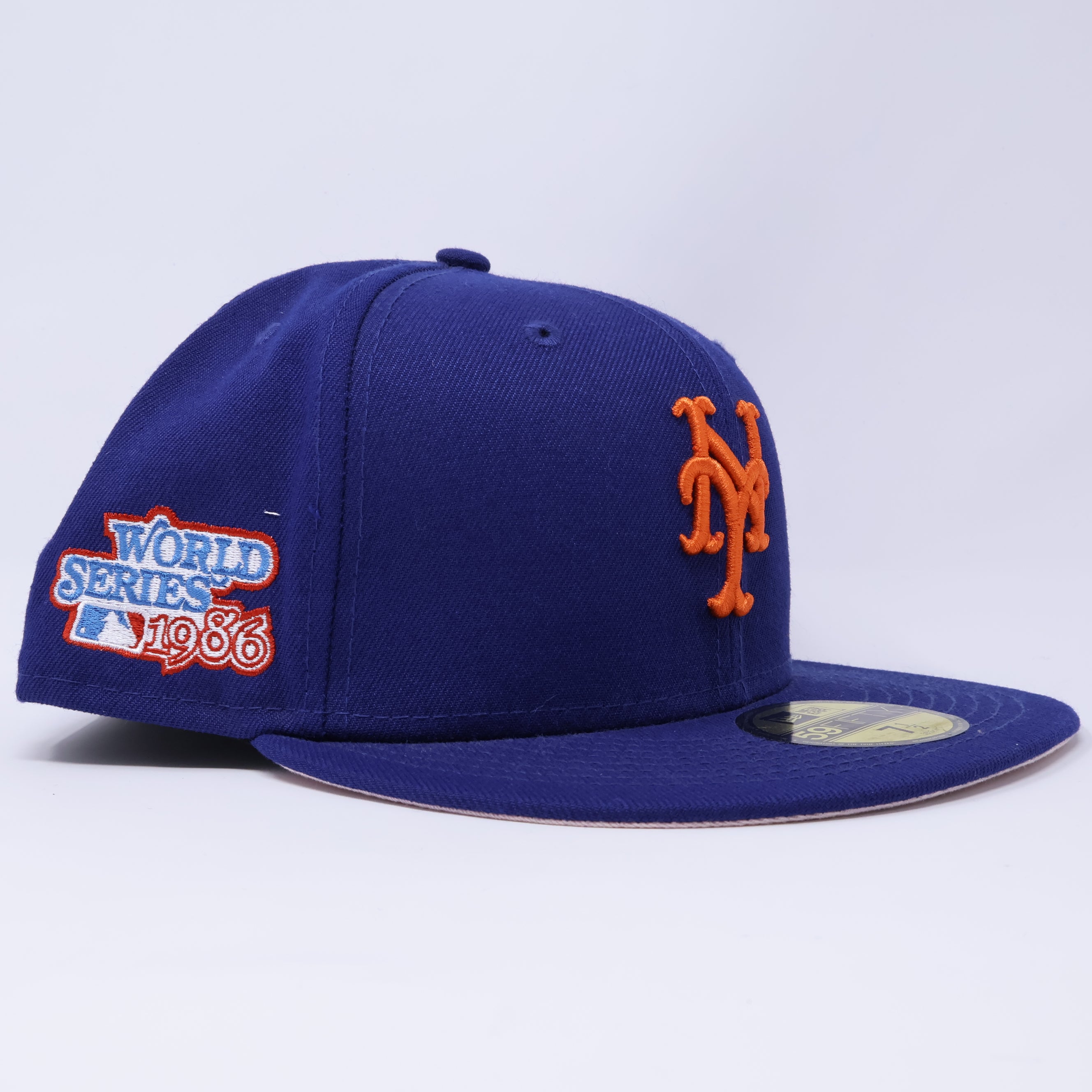 NWT 1/2 Blue New York Mets 1986 World Series 59fifty New Era Fitted Hat Cap