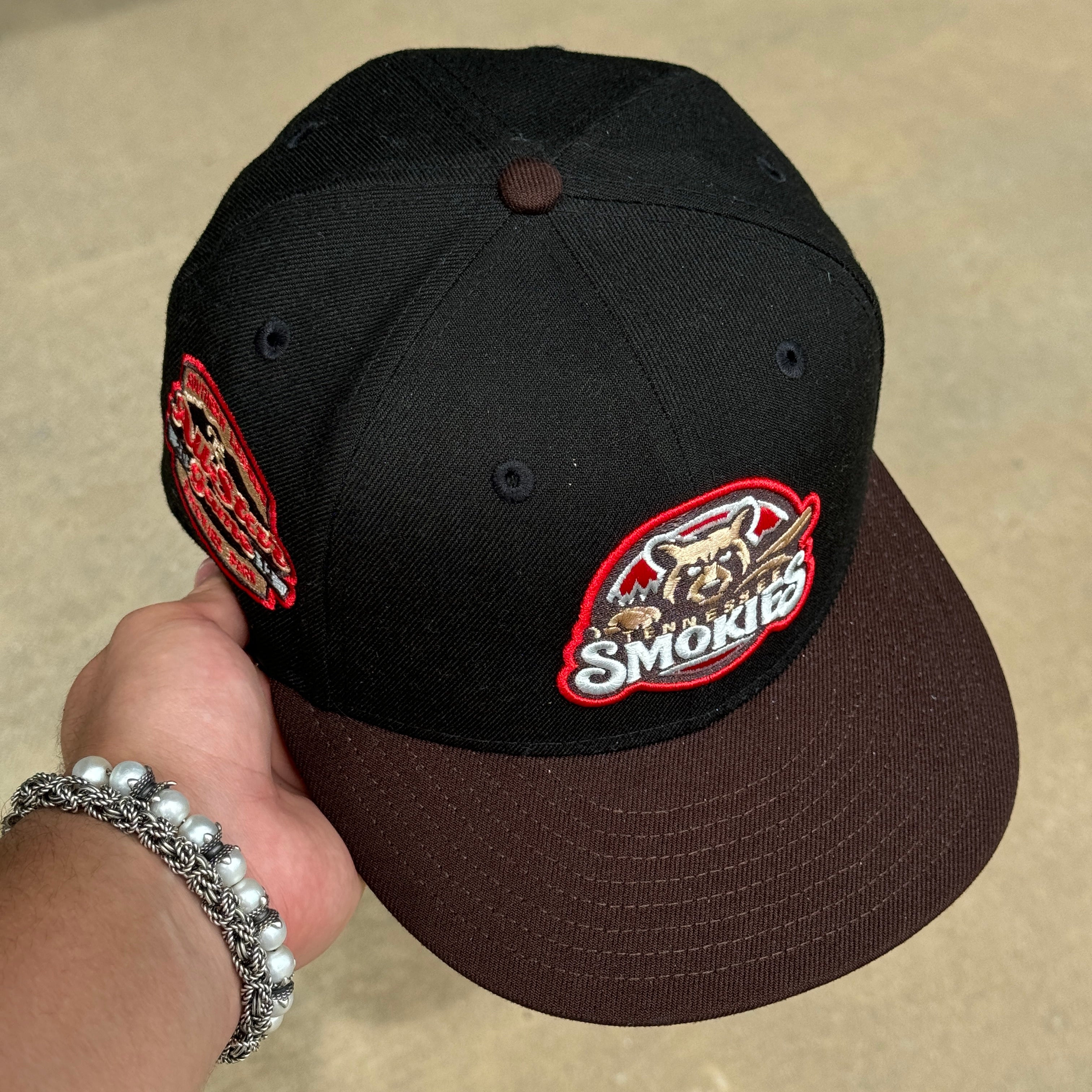 USED 1/4 Black Tennessee Smokies 2012 All Star Game 59fifty New Era Fitted Hat Cap