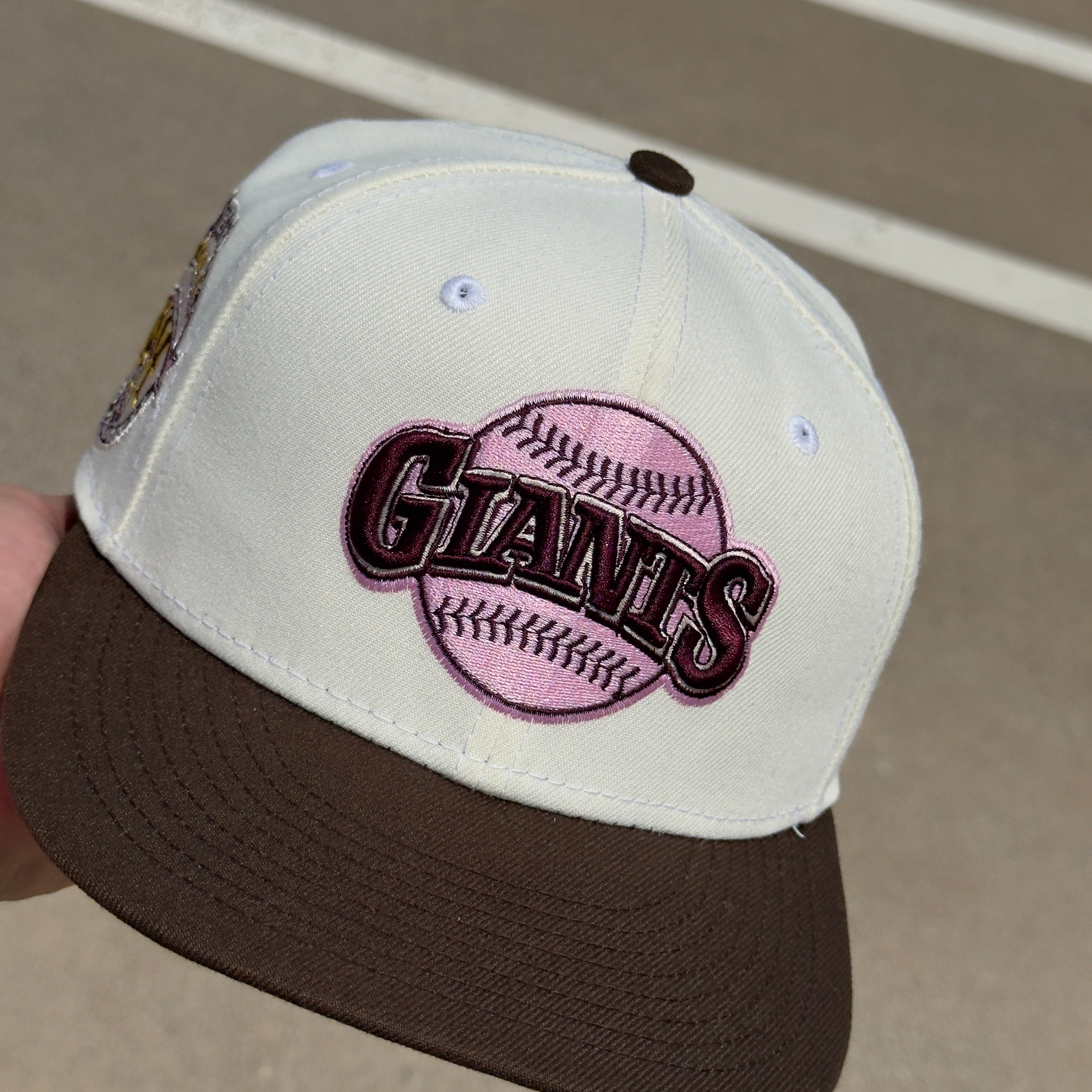 1/8 USED Chrome San Francisco Giants All Star Game 59fifty New Era Fitted Hat Cap
