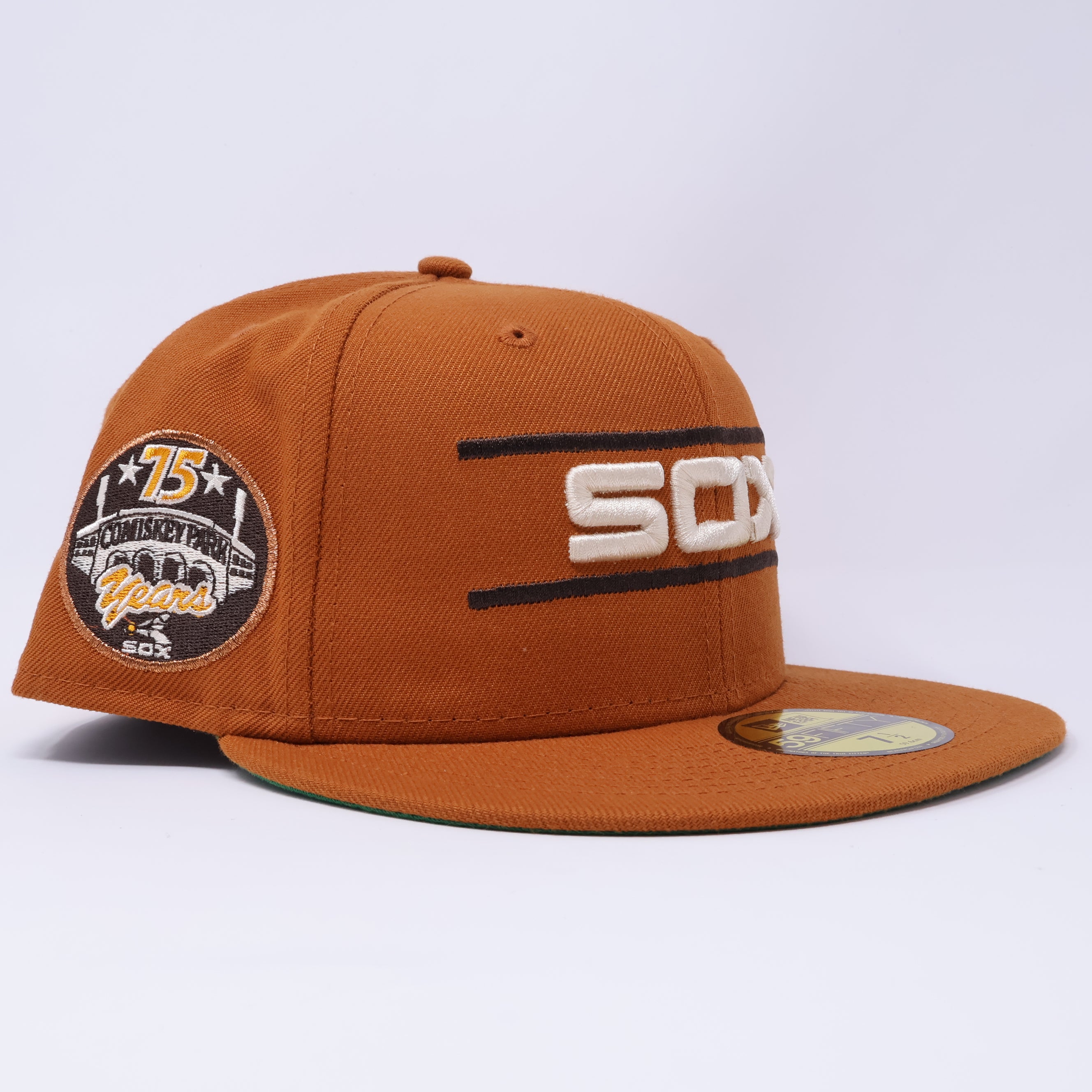 NWT Orange Chicago White Sox Comiskey Park 59fifty New Era Fitted Hat Cap