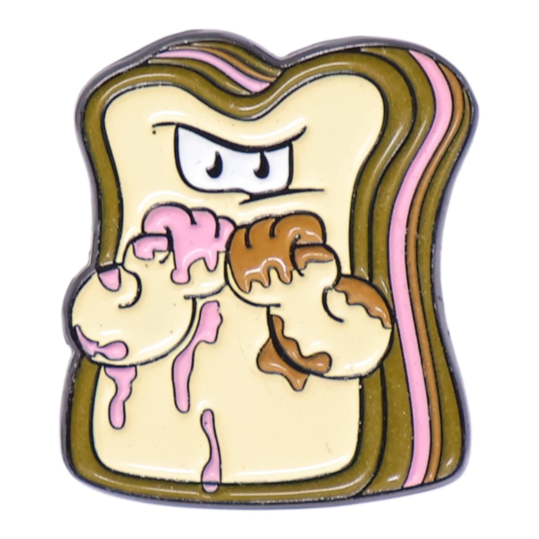 PBJ Various Colors Graphic Pin
