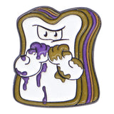 PBJ Various Colors Graphic Pin