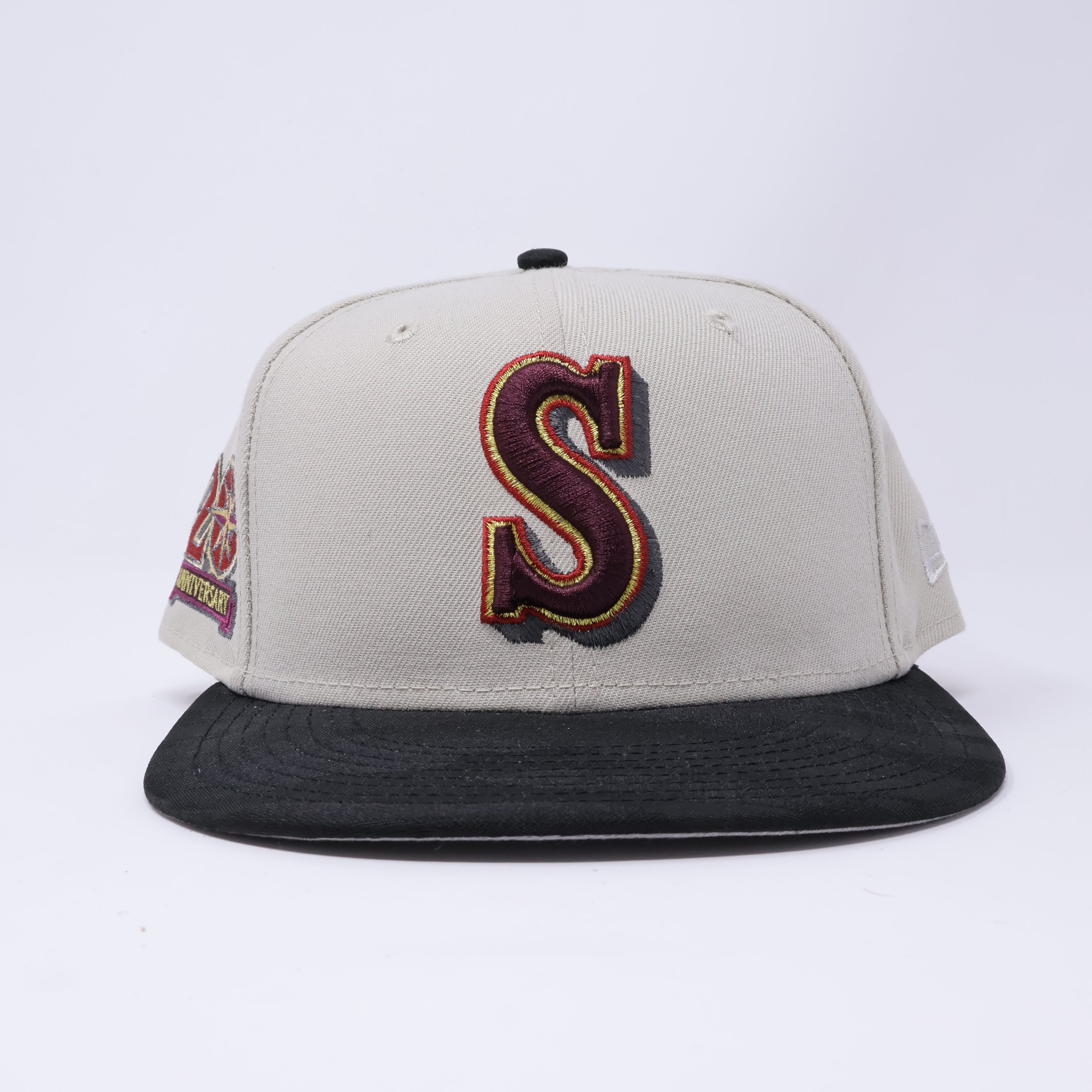 USED 5/8 Stone Seattle Mariners 20th Anniversary 59fifty New Era Fitted Hat Cap