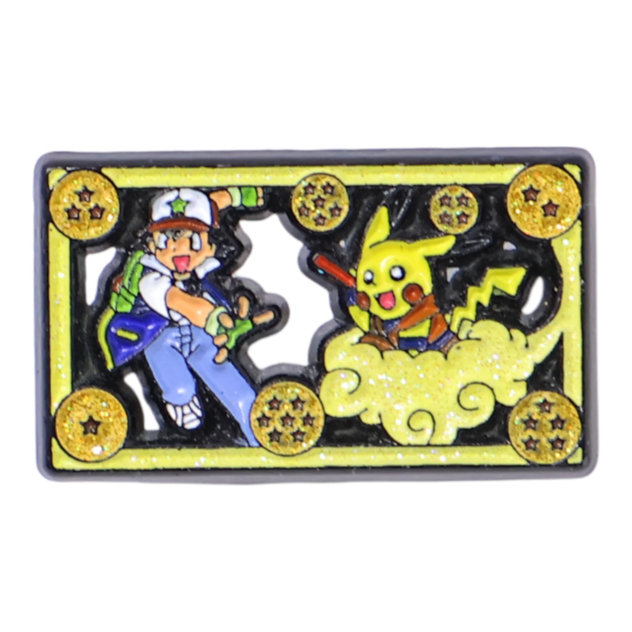 Pokemon Ash Ketchum MLB Logo Pin