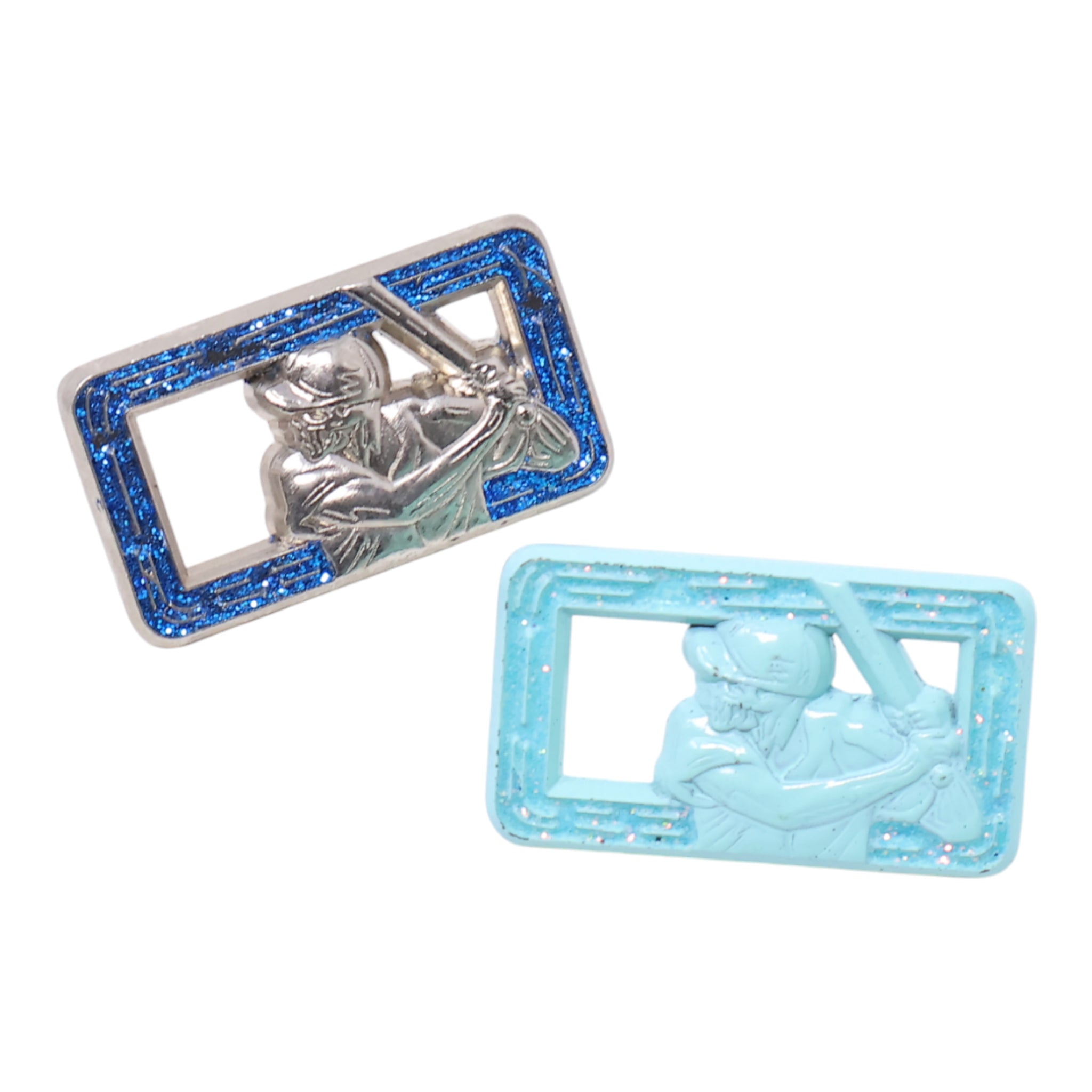 Various Skeleton Batterman MLB Logo Pin