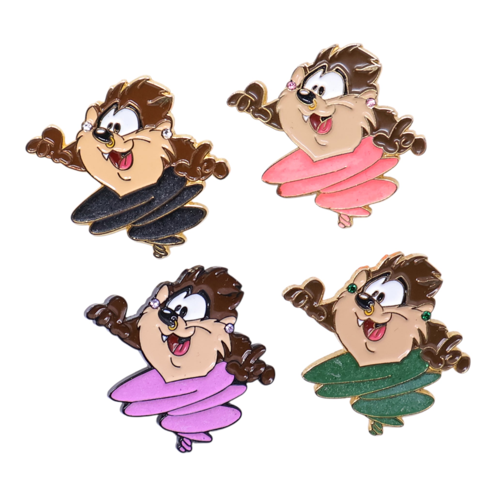 Tasmanian Devil Tornado Legs Graphic Pin