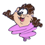 Tasmanian Devil Tornado Legs Graphic Pin
