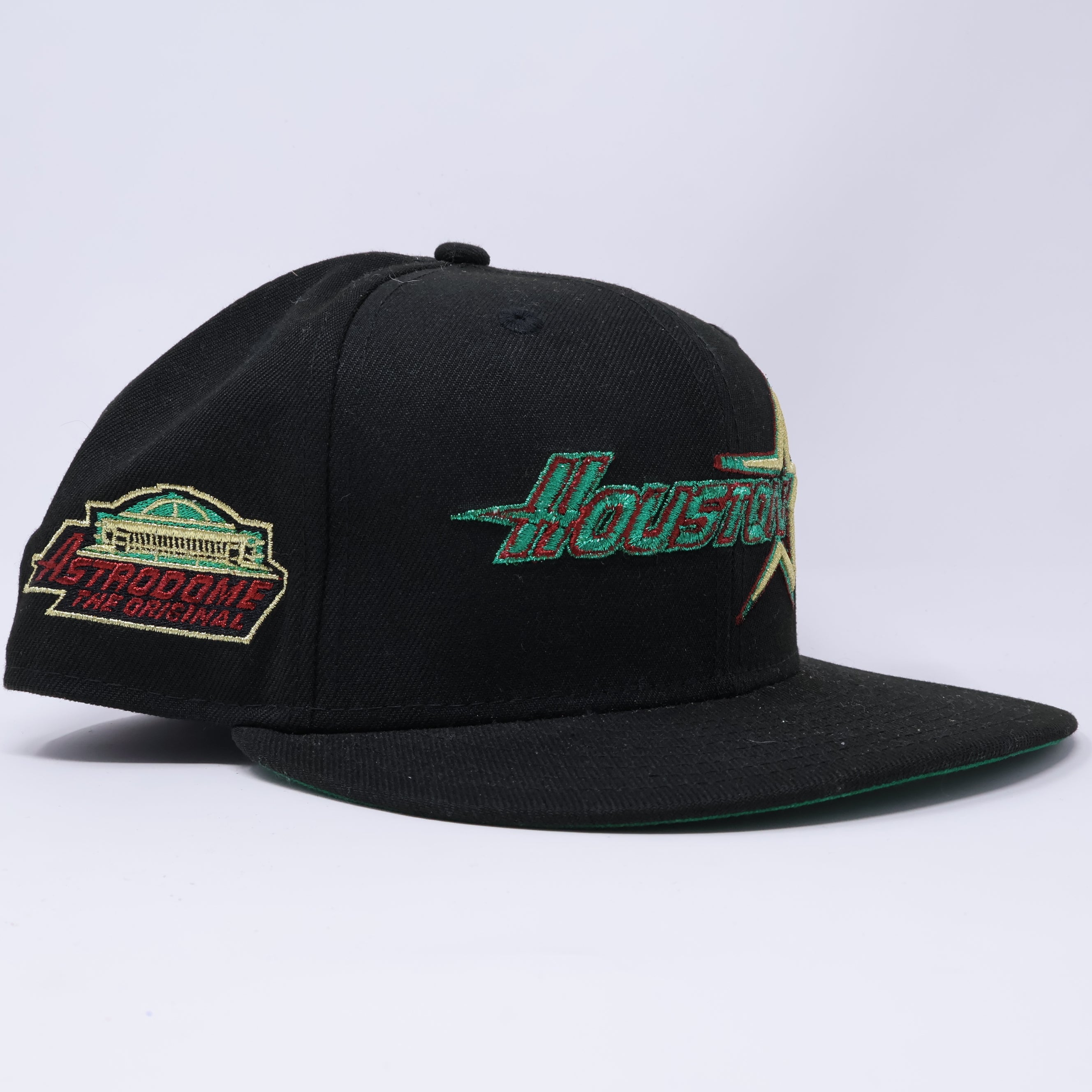 USED 5/8 Black Houston Astros The Astrodome 59fifty New Era Fitted Hat Cap