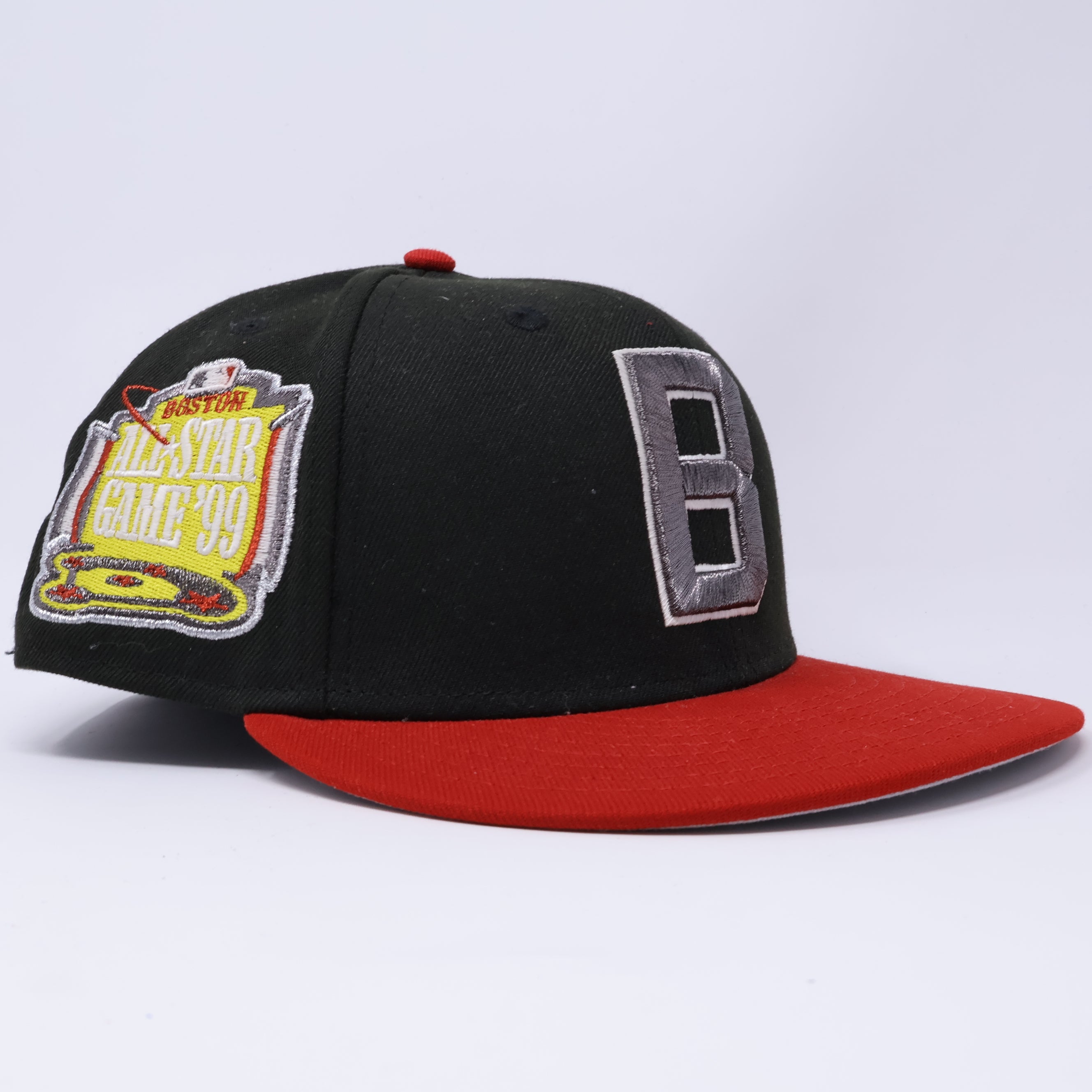 USED 3/4 Black Boston Red Sox 99 All Star Game 59fifty New Era Fitted Hat Cap